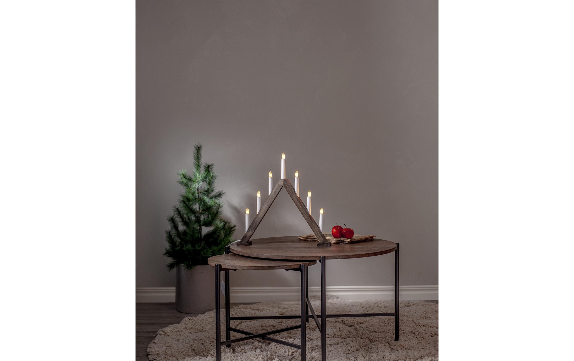   Bougie LED »Star Trading Kerzenleuchter Tyra Indoor, 43.00 cm Höhe«