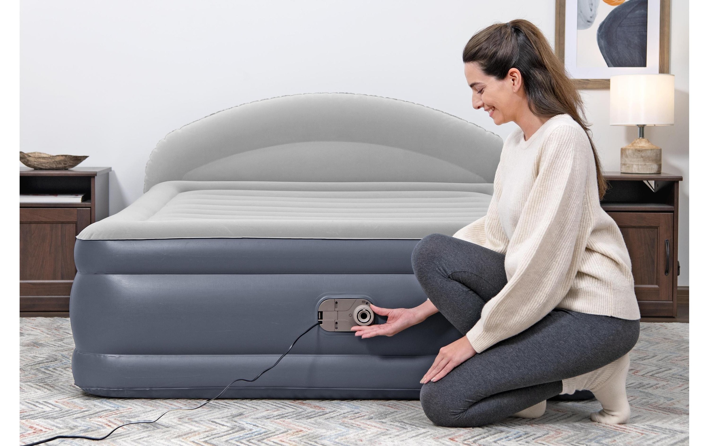 Bestway Lit à air »Tritech Loungelux Headboard 229 x 152 cm«