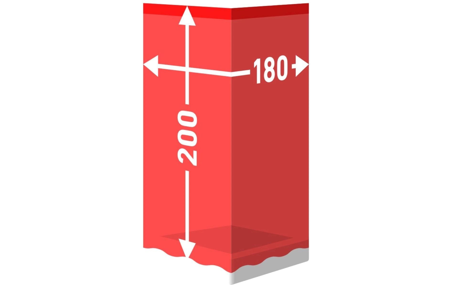 diaqua® Duschvorhang »Basic« Breite 180 cm