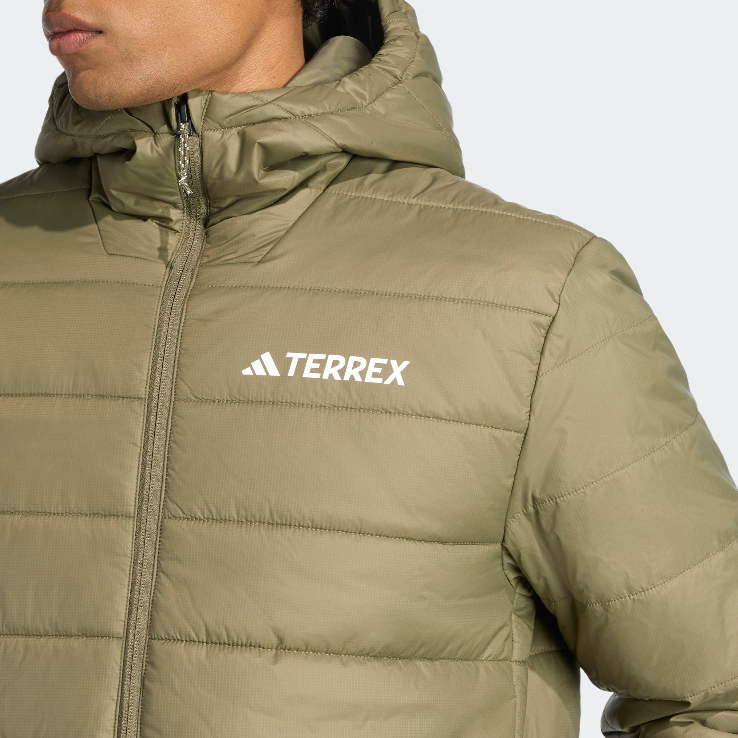 adidas TERREX Veste matelassée »MT ESS PAD HO J« pour adultes, avec fermeture éclair, en fibre synthétique
