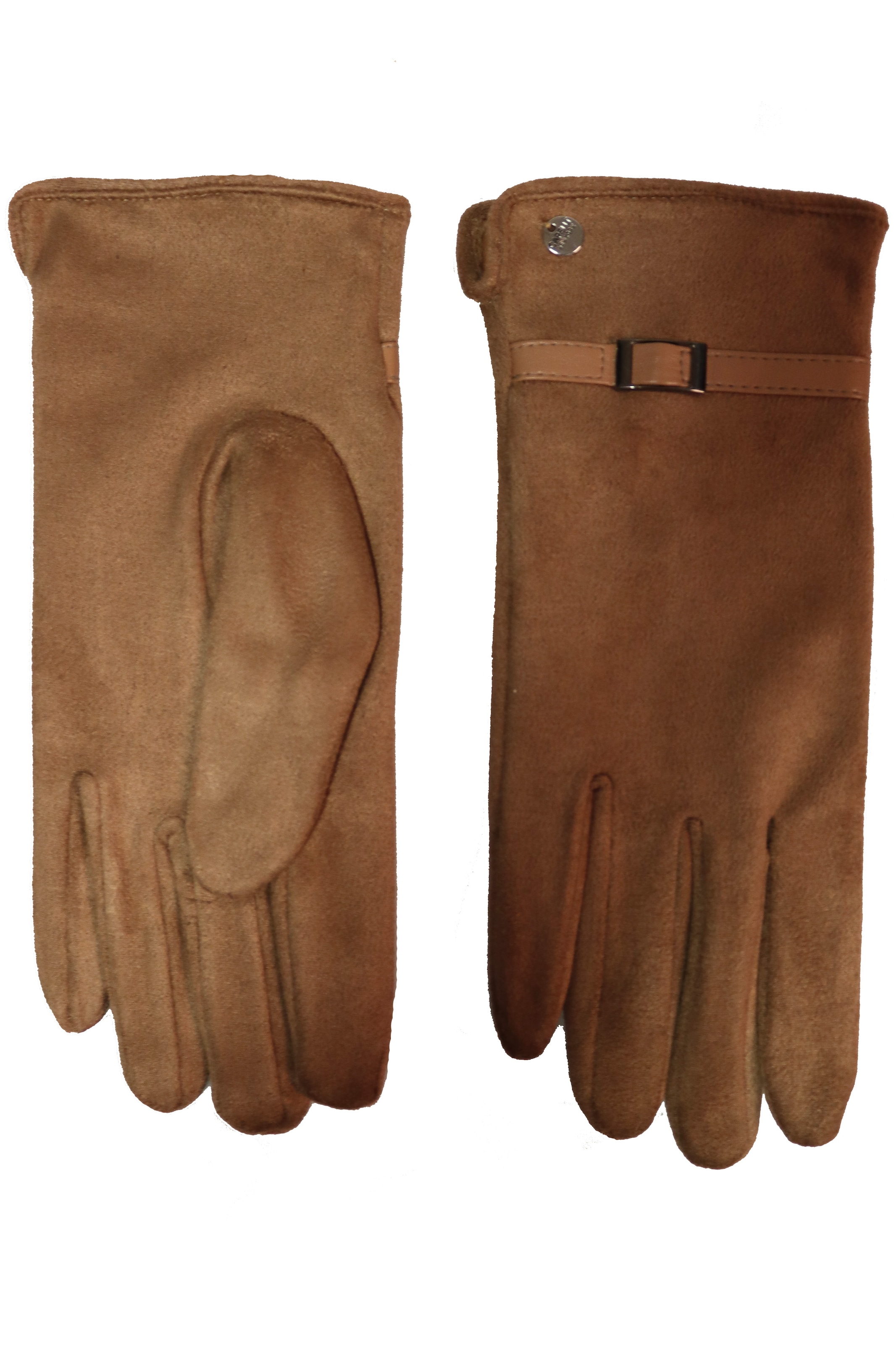 Capelli New York Gants de peau mit Zierriemen