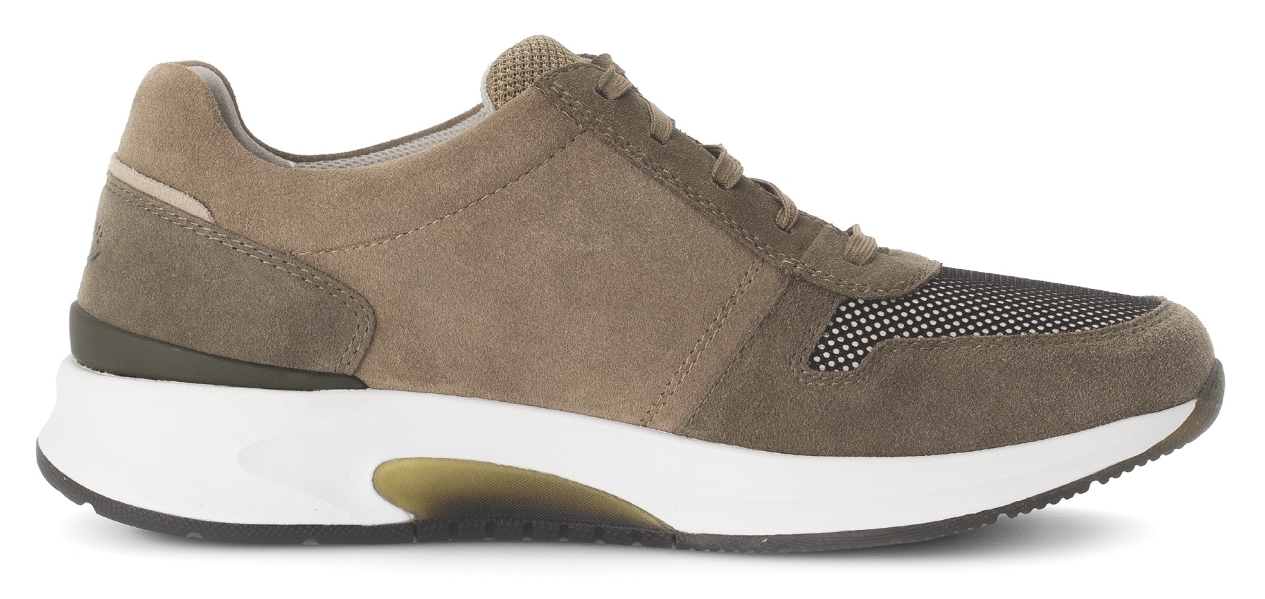 rollingsoft Baskets compensées  , chaussure de loisirs, chaussure basse, chaussure à lacets avec fermeture éclair extérieure, largeur G