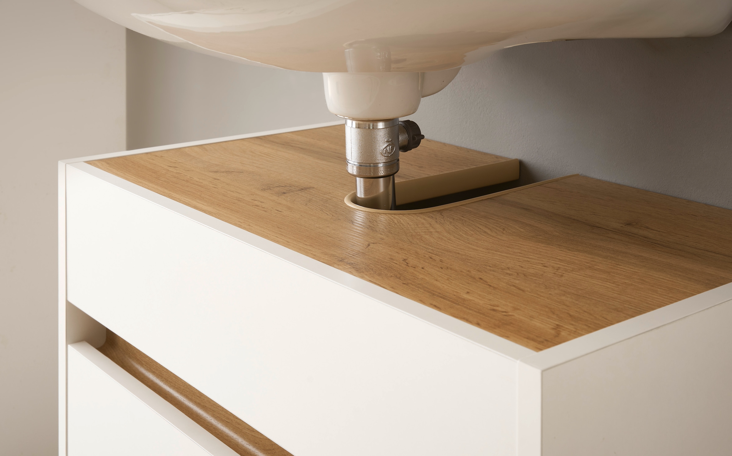 Home affaire Ensemble de meubles de salle de bain »CITY/ GIRON, Bad im zeitlosen Design, 3-teiliges Badezimmer« Set, 3 cuis tlg.