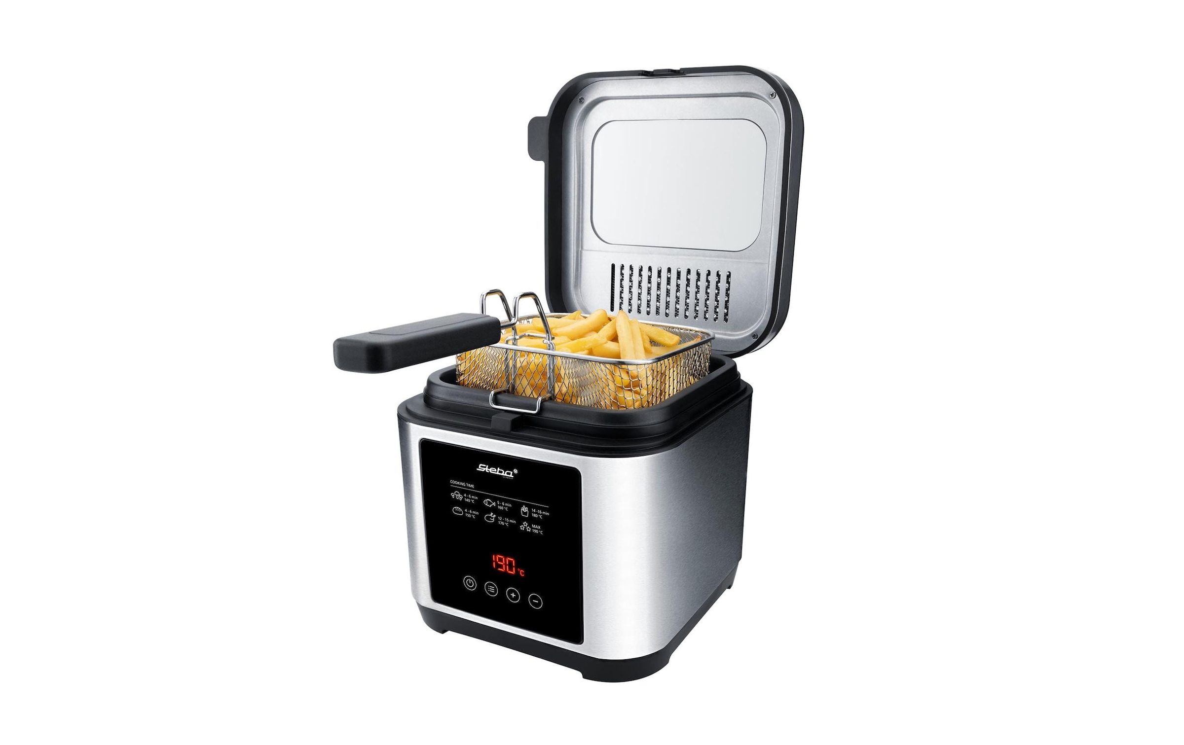 Steba Friteuse »Steba Fritteuse DF 150 Edelstahl 2.5 l 1200 W« 1200
