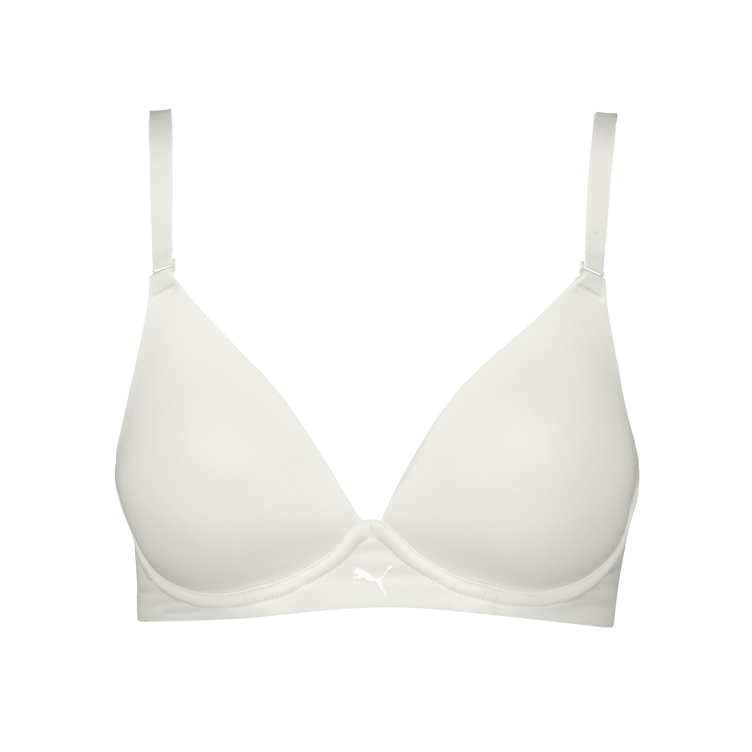 PUMA Soutien-gorge à armatures »PUMA WOMEN MICROFIBER SOFT PADDED BRA« mit wendbaren und verstellbaren Trägern, Logodruck vorn