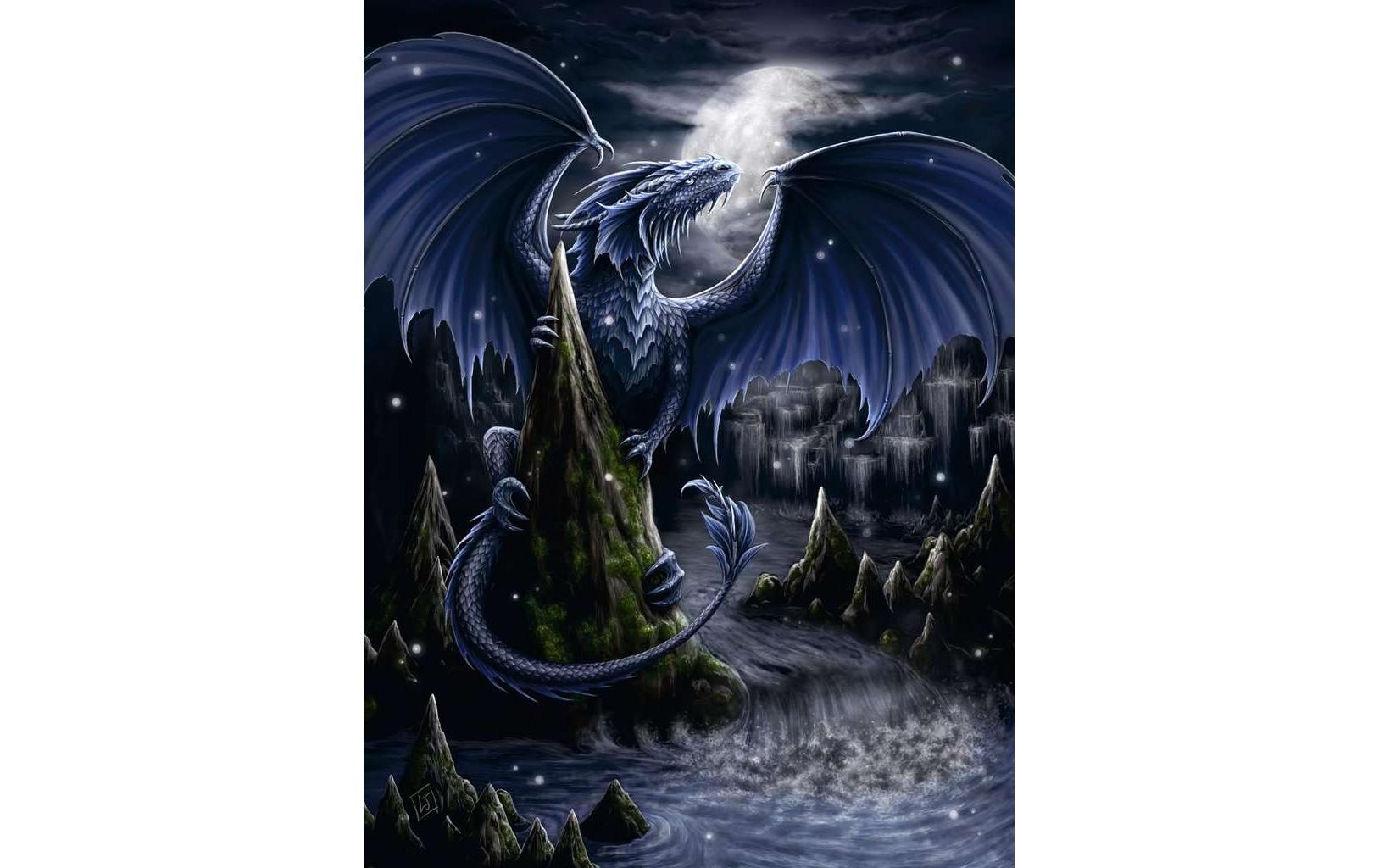 Ravensburger Puzzle »Der Schwarzblaue Drache«