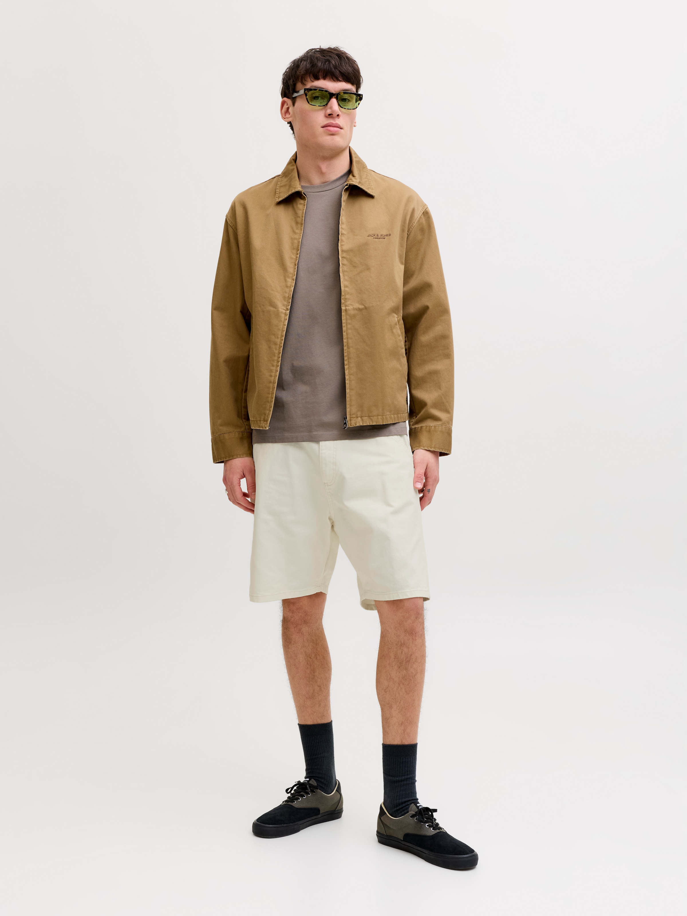 Jack & Jones Short en chino »JPSTTONY RAYE WORKER SHORT MID SN«  Baumwolle, 5-Pocket Style