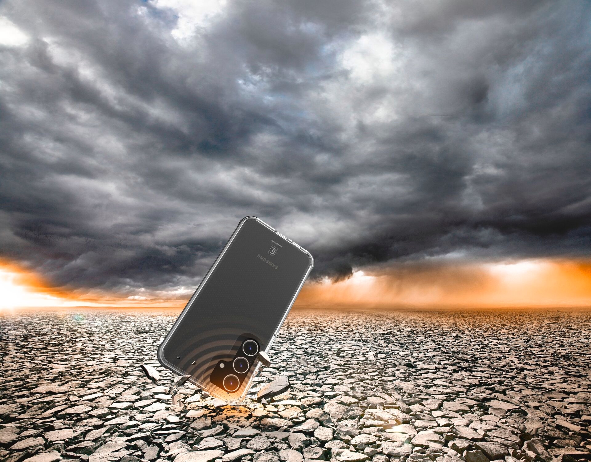 Cellularline Housse pour téléphone portable »Hard Case Tetra Force für Samsung Galaxy S24« Handycover Backcover Schutzhülle Handyschutzhülle stossfest kratzfest