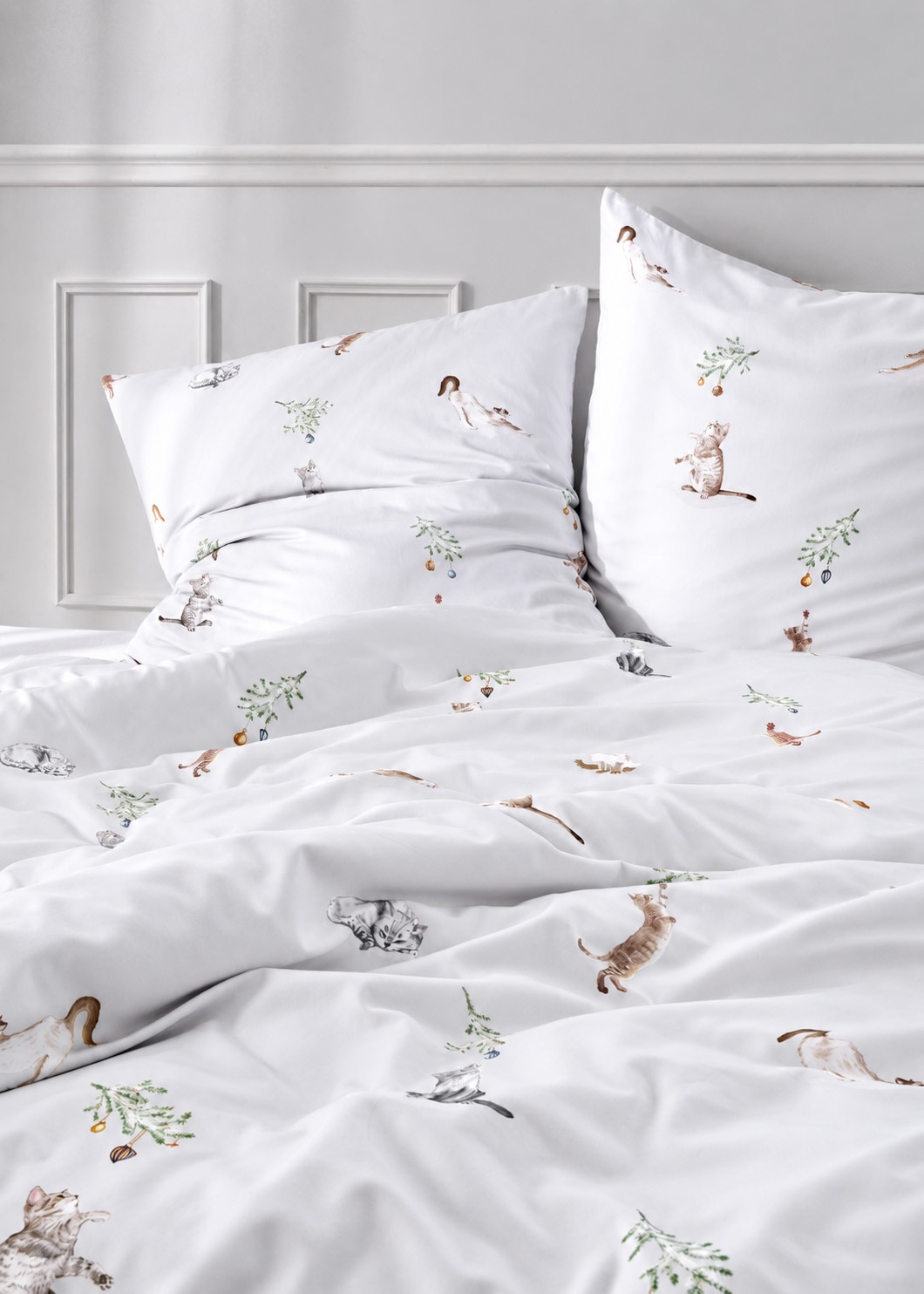 APELT Linge de lit »Cats« 2 cuis motifs chats
