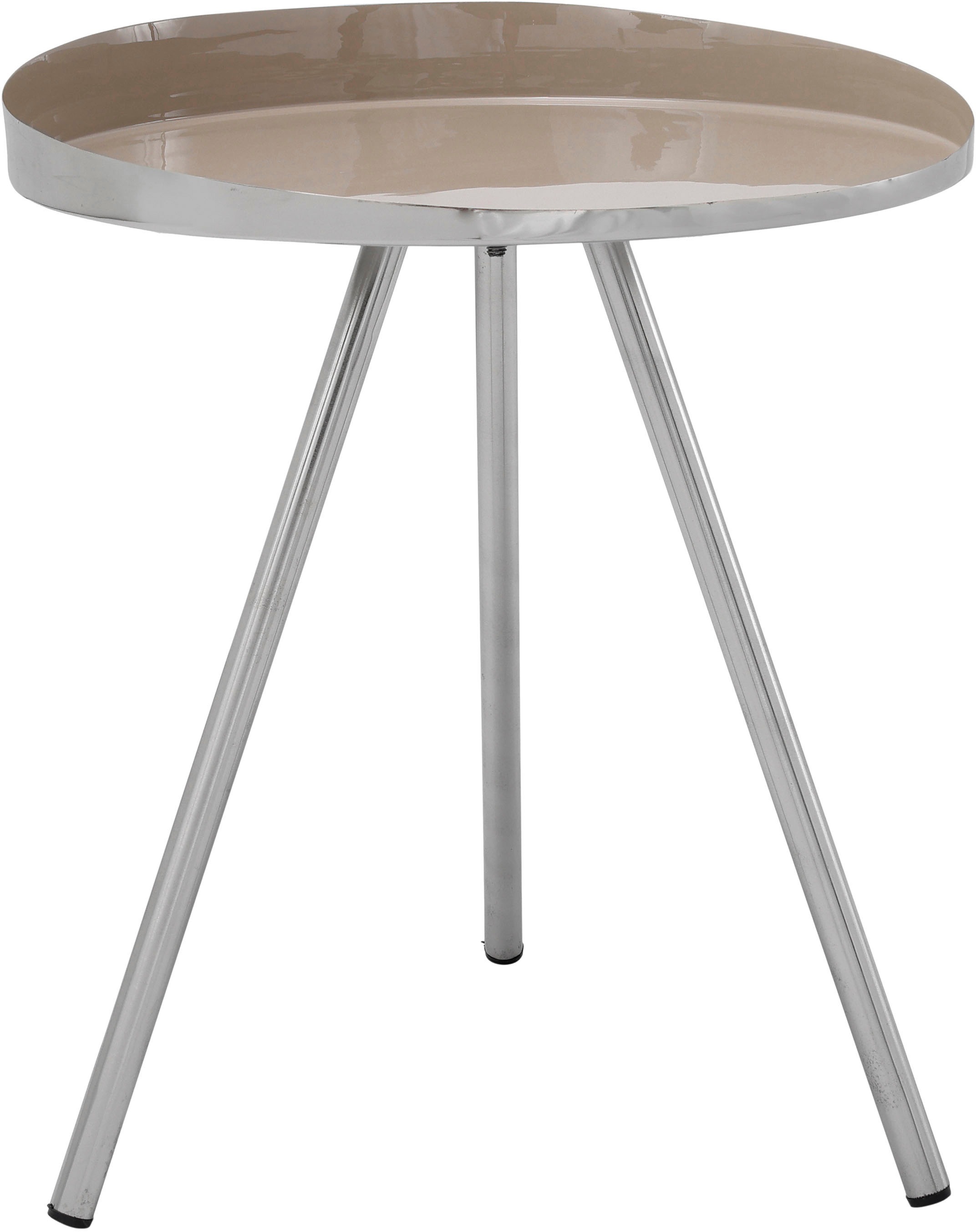 Kayoom Beistelltisch »Morrison, runder Beistelltisch, edler Look« 1 Stk. tlg. Dekorativ, glanzvolle Lackierung, stilvolles Design