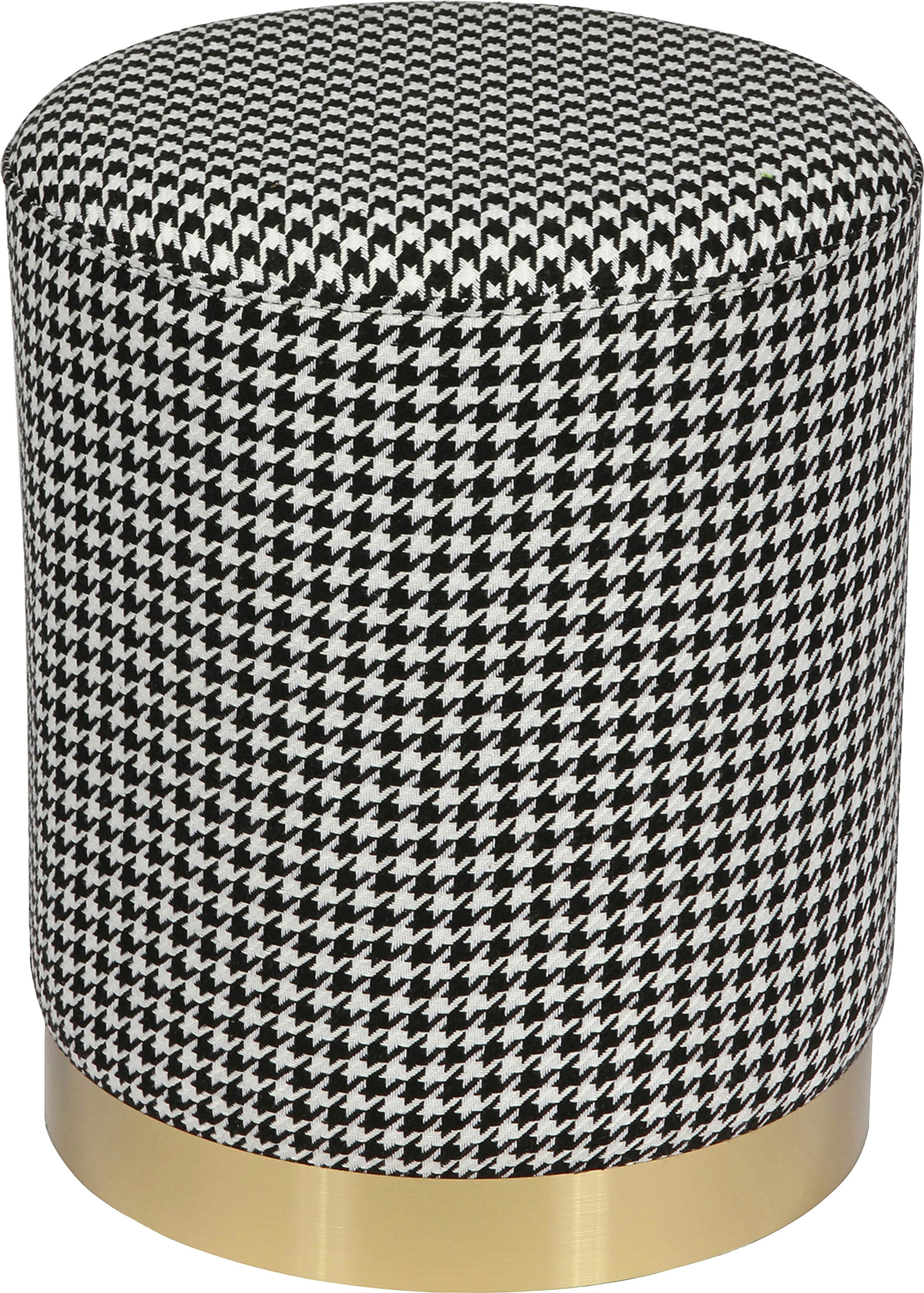 Kayoom Sitzhocker »Hocker Nona 525, Polster- und Sitzhocker, stillvoll und flauschig« 1 Stk. tlg. komfortabel, vielseitig einsetzbar, supersofte Haptik