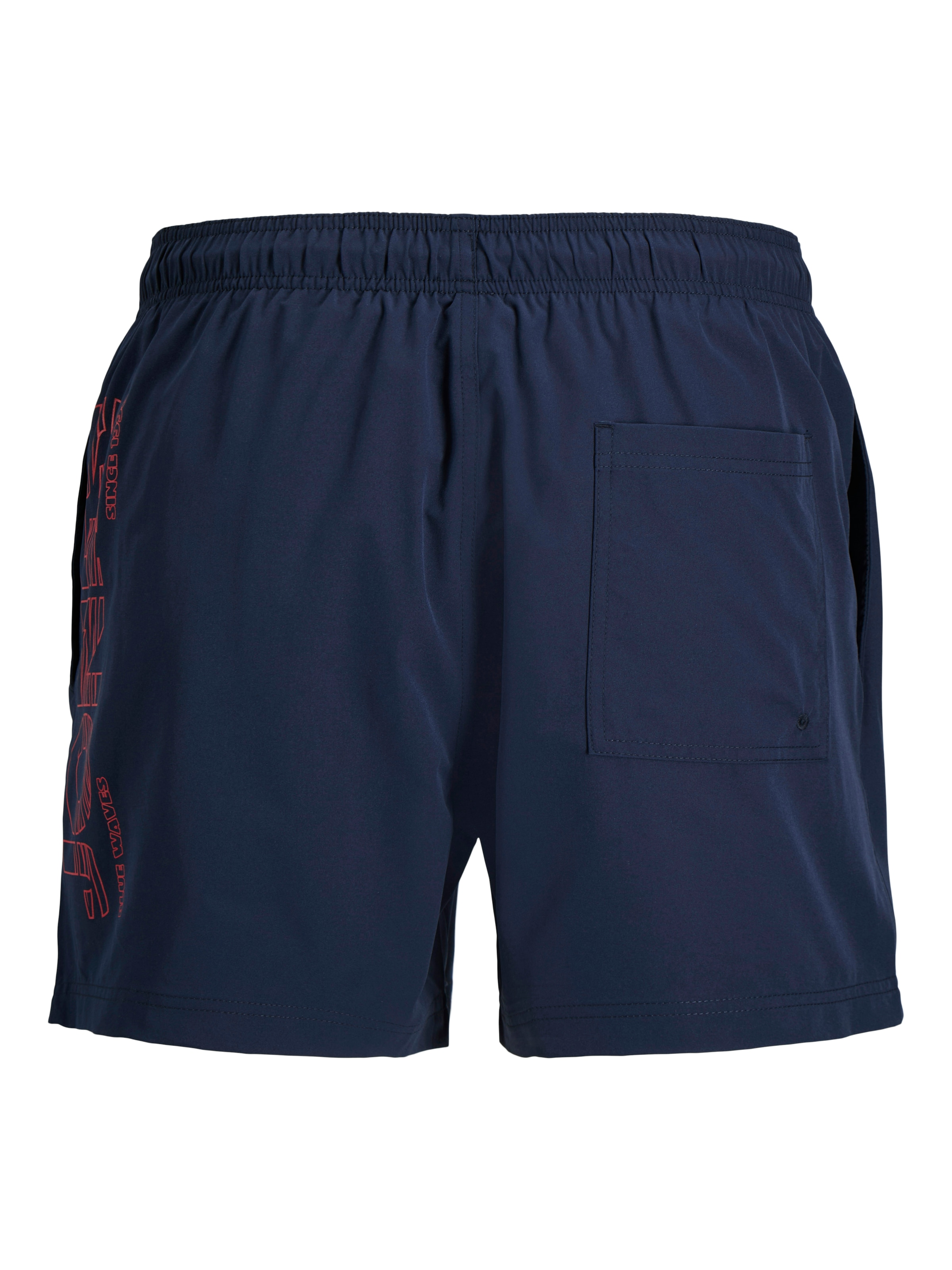 Jack & Jones PlusSize Short de bain »JPSTMAUI WAVE LOGO SWIM SHORTS SN PLS« Fibres synthétiques, avec ceinture élastique, coupe normale