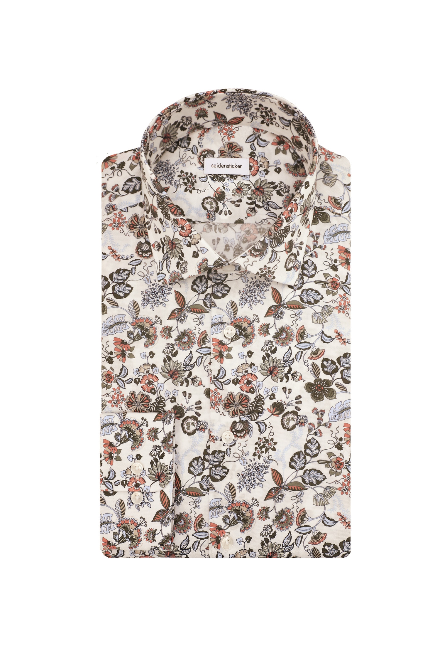seidensticker Businesshemd »Slim« Slim 1/1 Kentkragen Druck