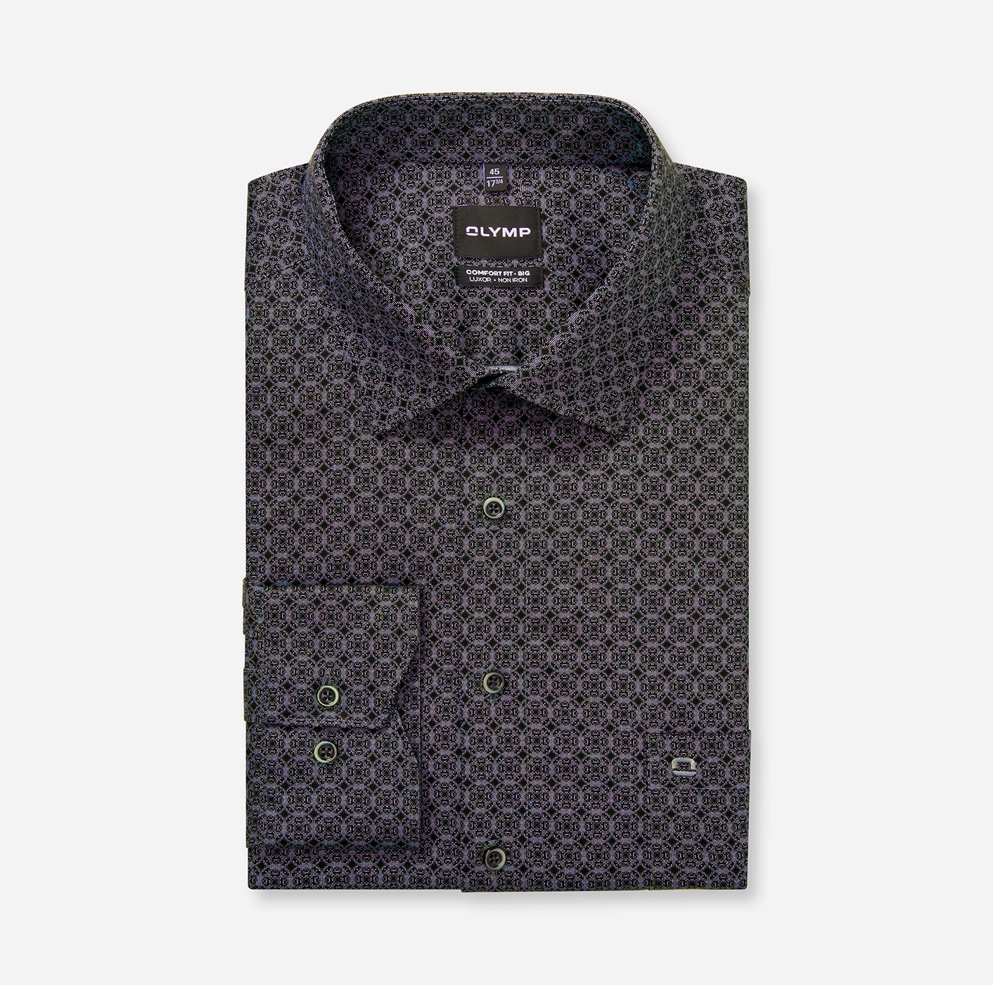 OLYMP Langarmhemd »Big & Tall« Neue COMFORT FIT BIG Kollektion, Businesshemd, New-Kentkragen