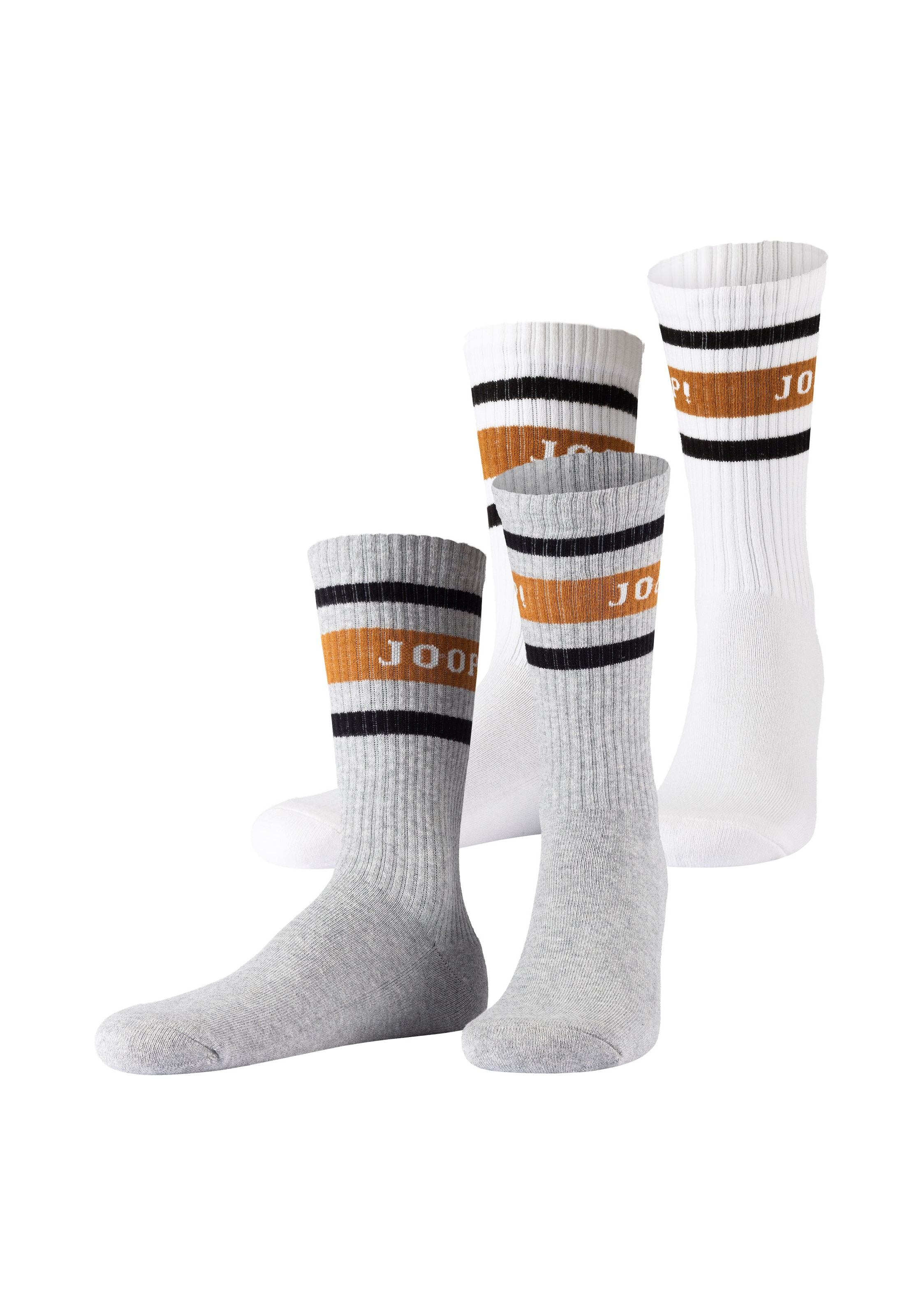 JOOP! Chaussettes de tennis »premium essentials« 2 Paar,  am Bund mit Logoschriftzug