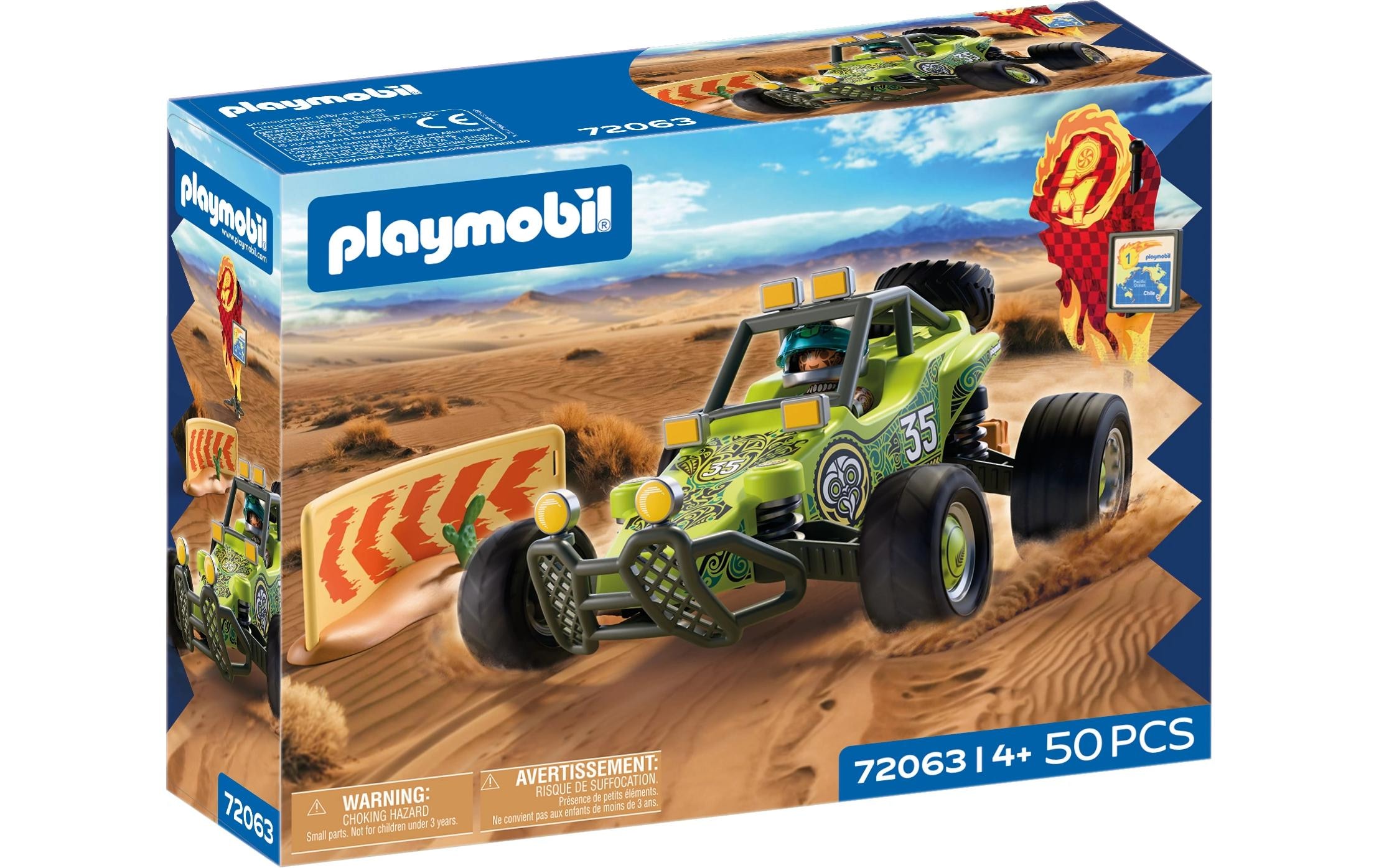Playmobil® Konstruktions-Spielset »Offroad Buggy  (72063), City Action« Made in Europe