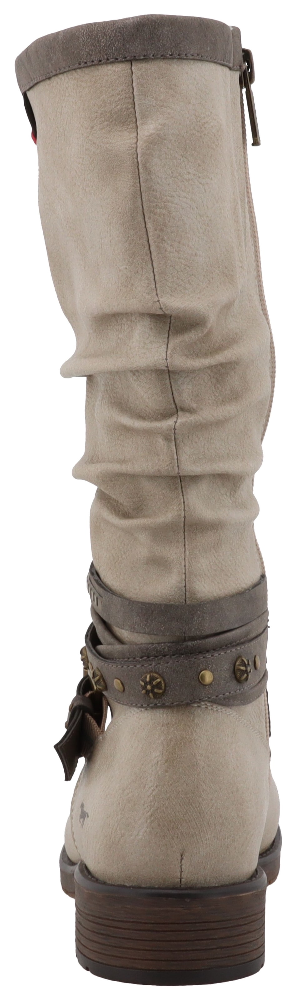 Mustang Shoes Bottes d'hiver »Elfi«  bottes avec lanières décoratives et talon bloc