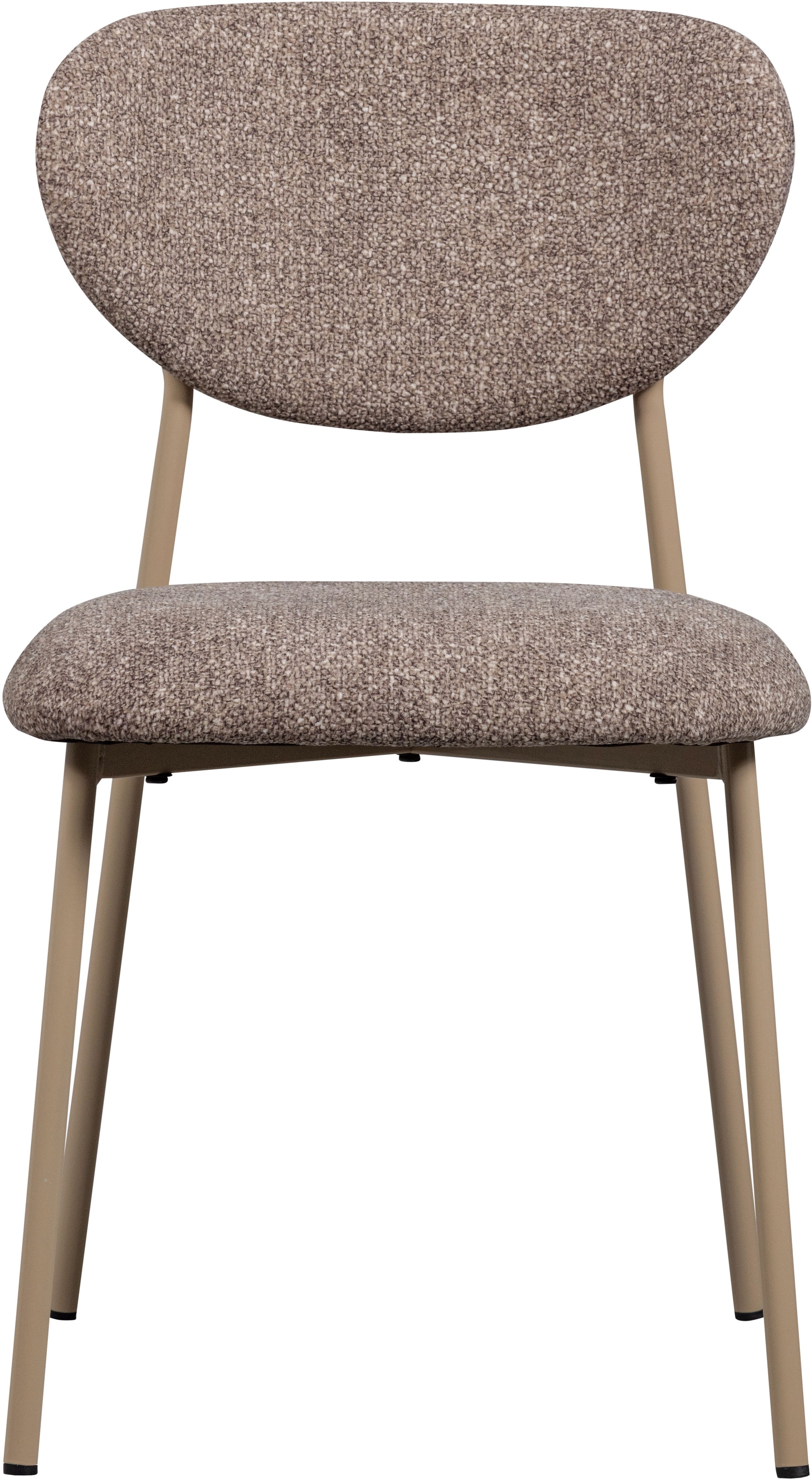 WOOOD Esszimmerstuhl »Valor Webstoff mit farblich passendem Metallgestell H77 x B46 x T56 cm« (Set) 2 Stk.(Set, 2 St) Tragkraft 120 kg, Hohe Verschleissfestigkeit, pfleigleicht