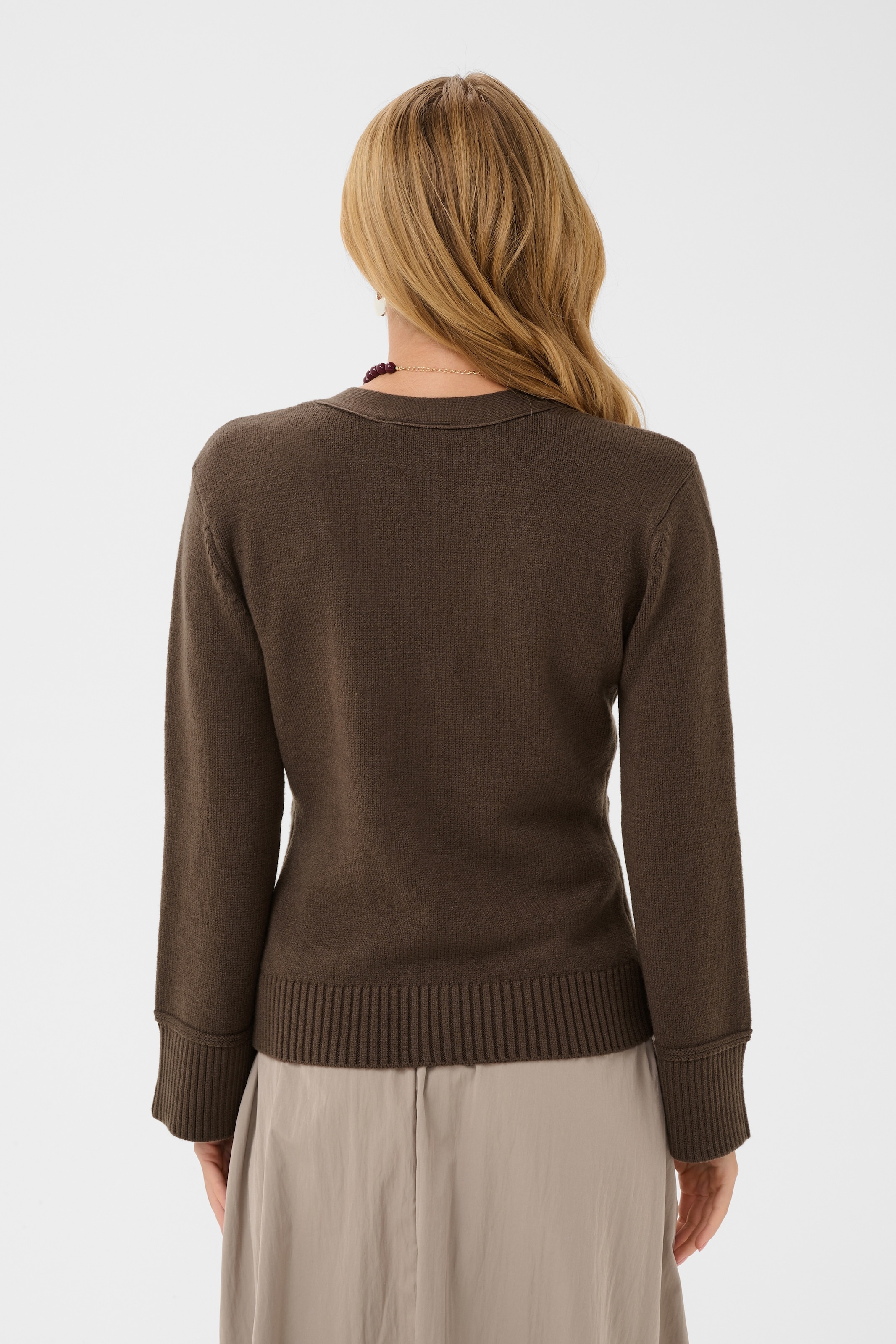 Saint Tropez Veste en tricot »TheresaSZ Cardigan« Mélange de matières, coupe ajustée