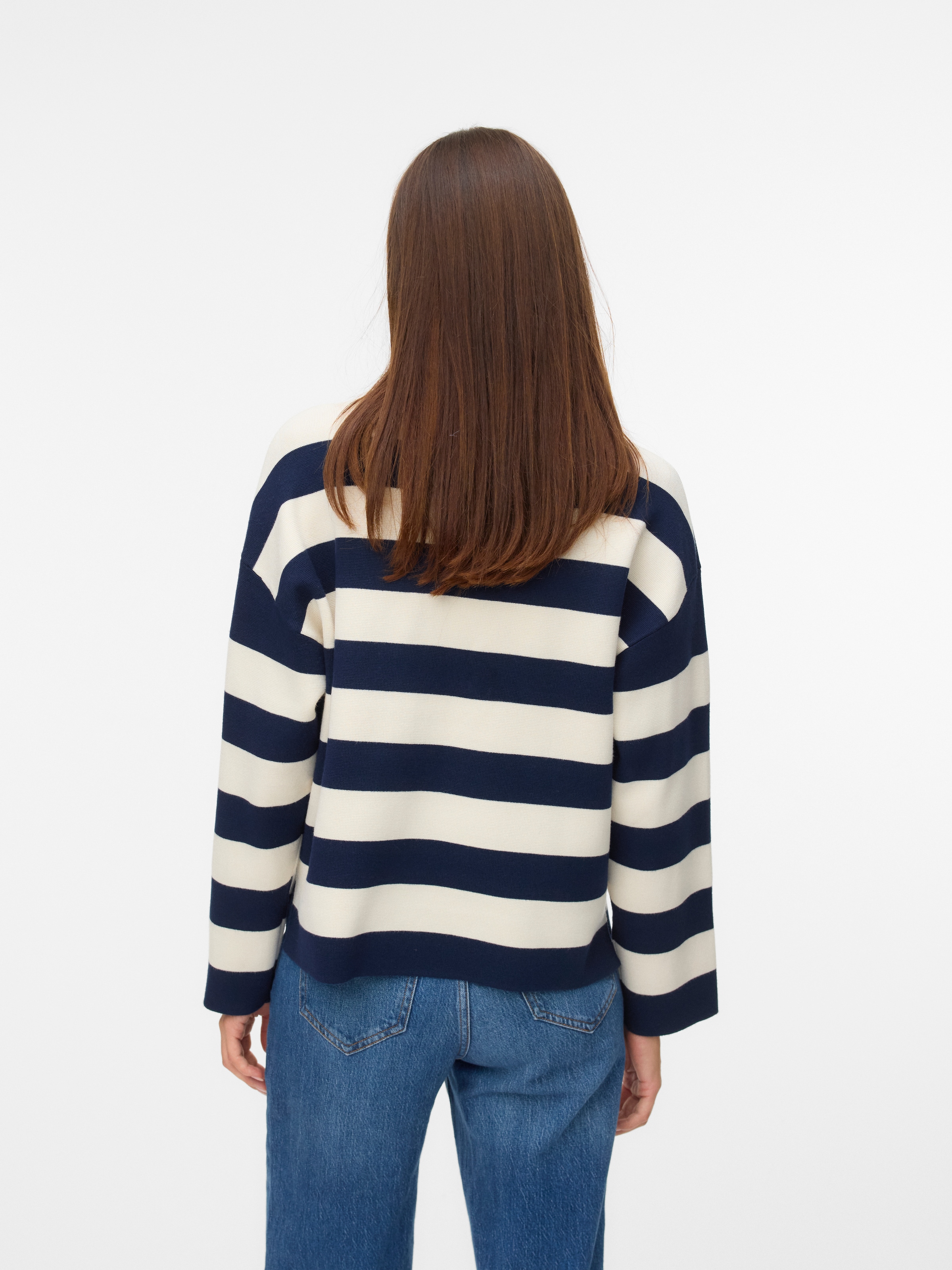 Vero Moda Strickpullover »VMSILJE LS O-NECK BOXY PULLOVER NOOS«