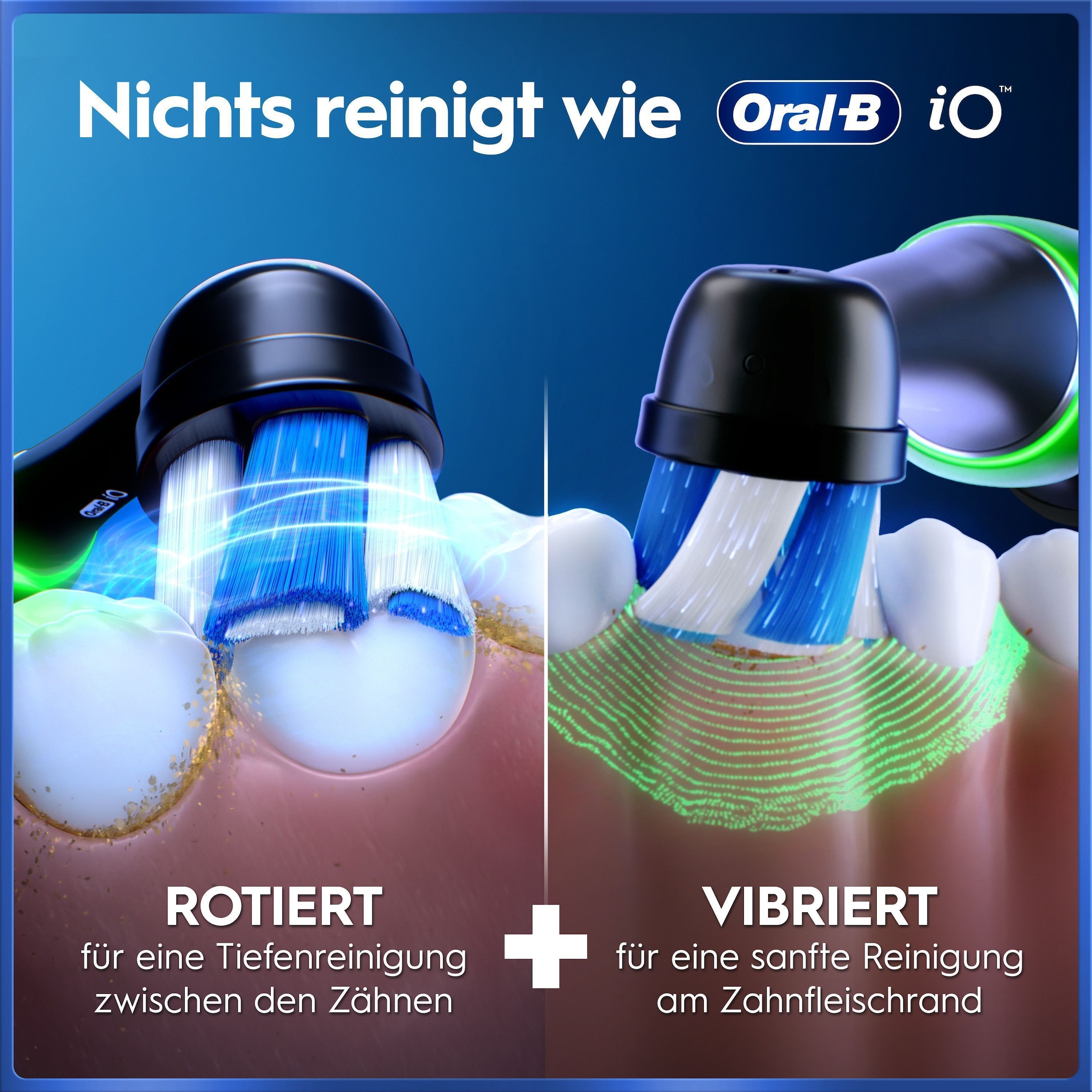 Oral-B Brosse à dents électrique »Oral-B iO Series 5« 1 cuis Aufsteckbürsten Batterie longue durée | Étui de voyage | Support pour brosse interchangeable