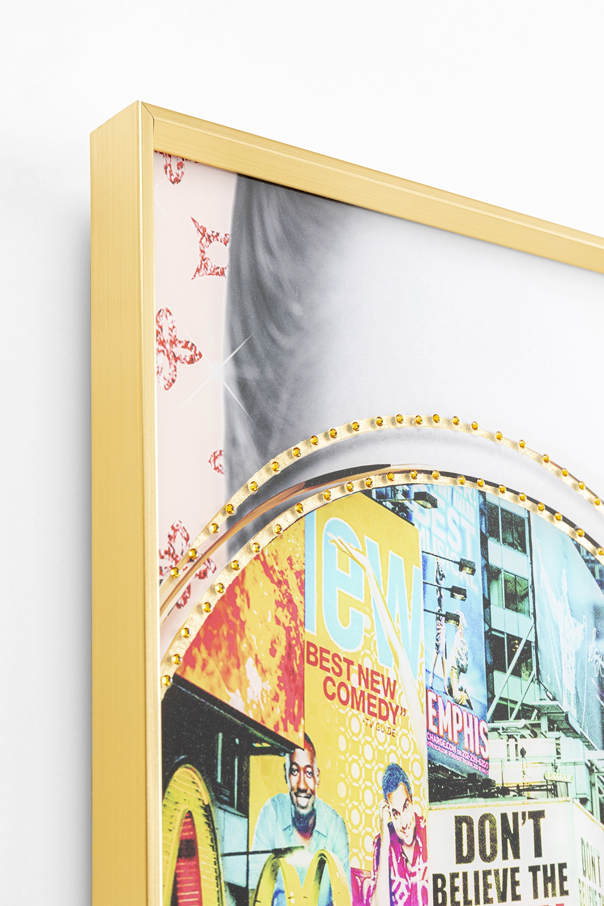 Kare Design Bild mit Rahmen »Gerahmtes Bild Times Square View 80x80cm«