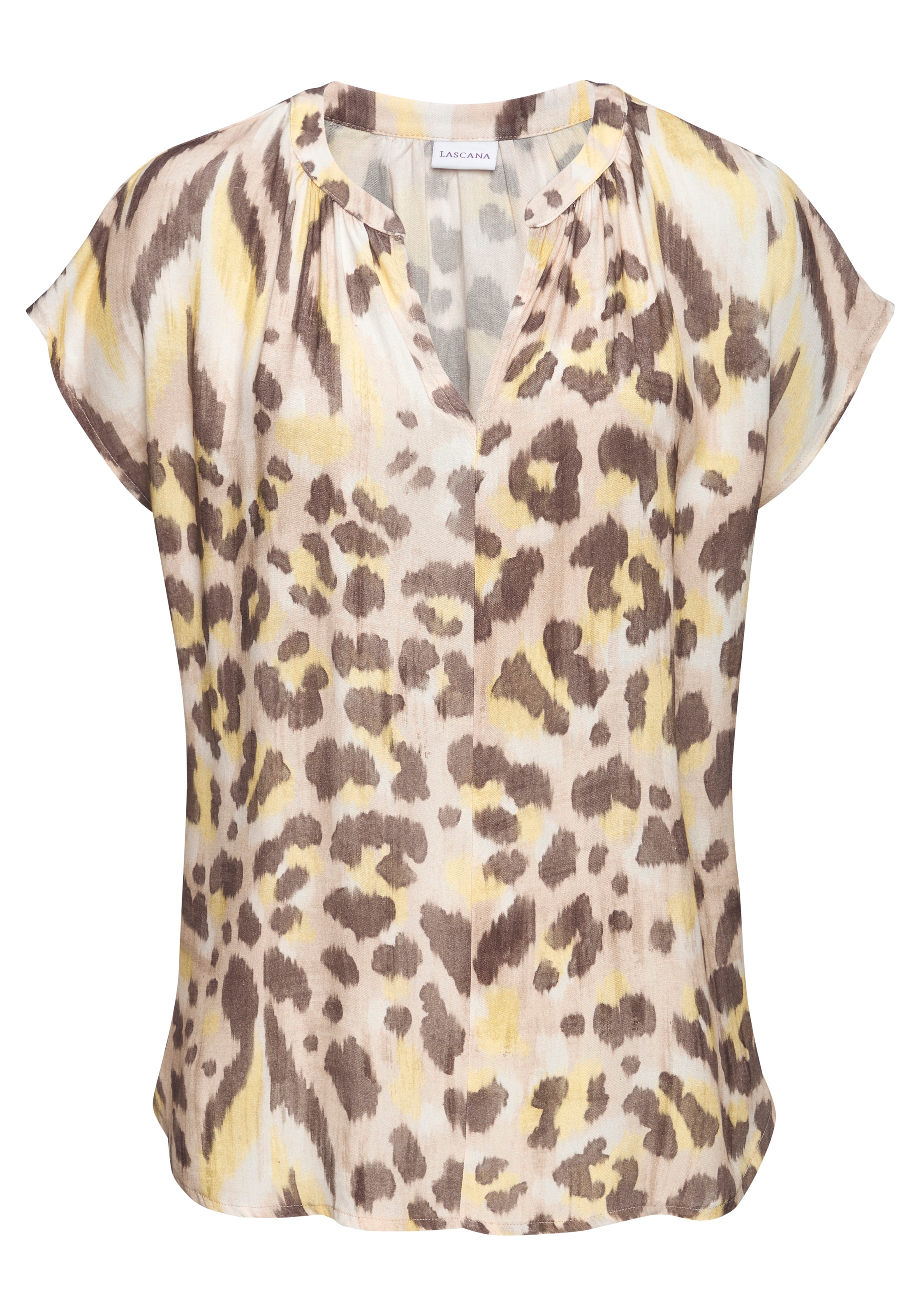 LASCANA Blouse à manches courtes