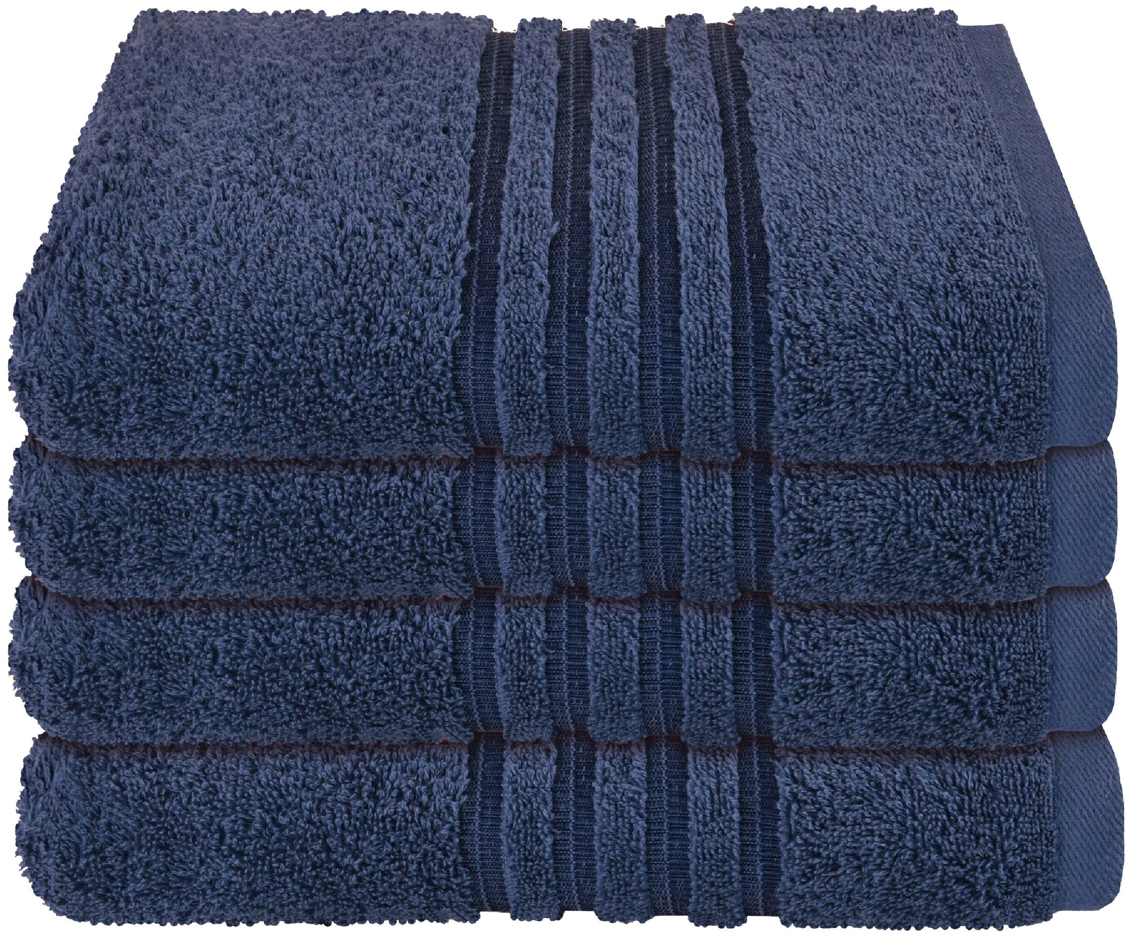 Schiesser Handtücher »Milano aus 100% Baumwolle mit eleganter Bordüre in Hoch-Tief-Optik« Made in Green