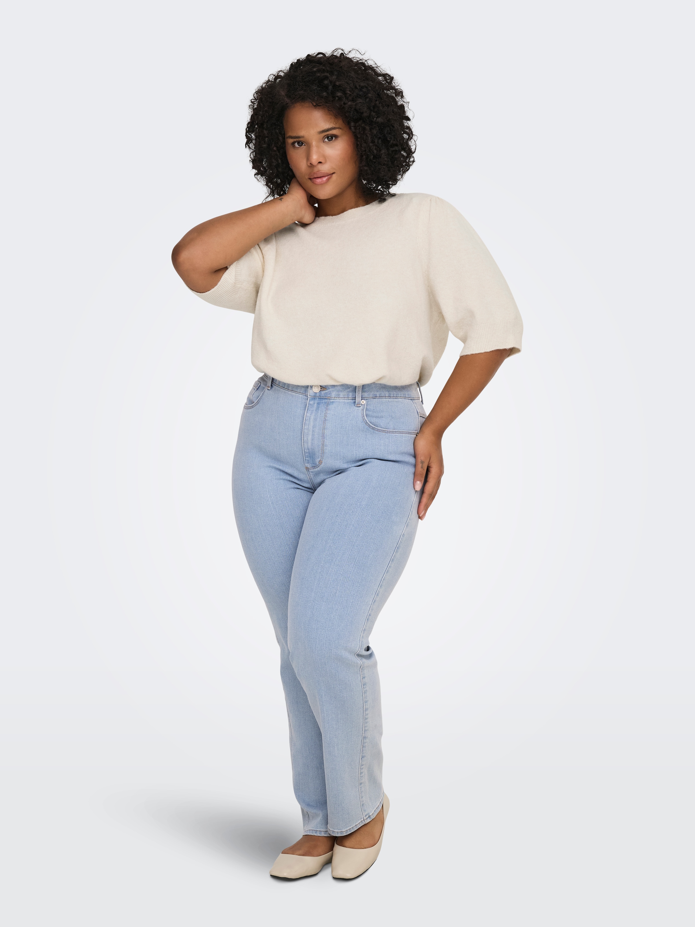 ONLY CARMAKOMA Pull en tricot »CARRICA LIFE 2/4 PULLOVER KNT NOOS«