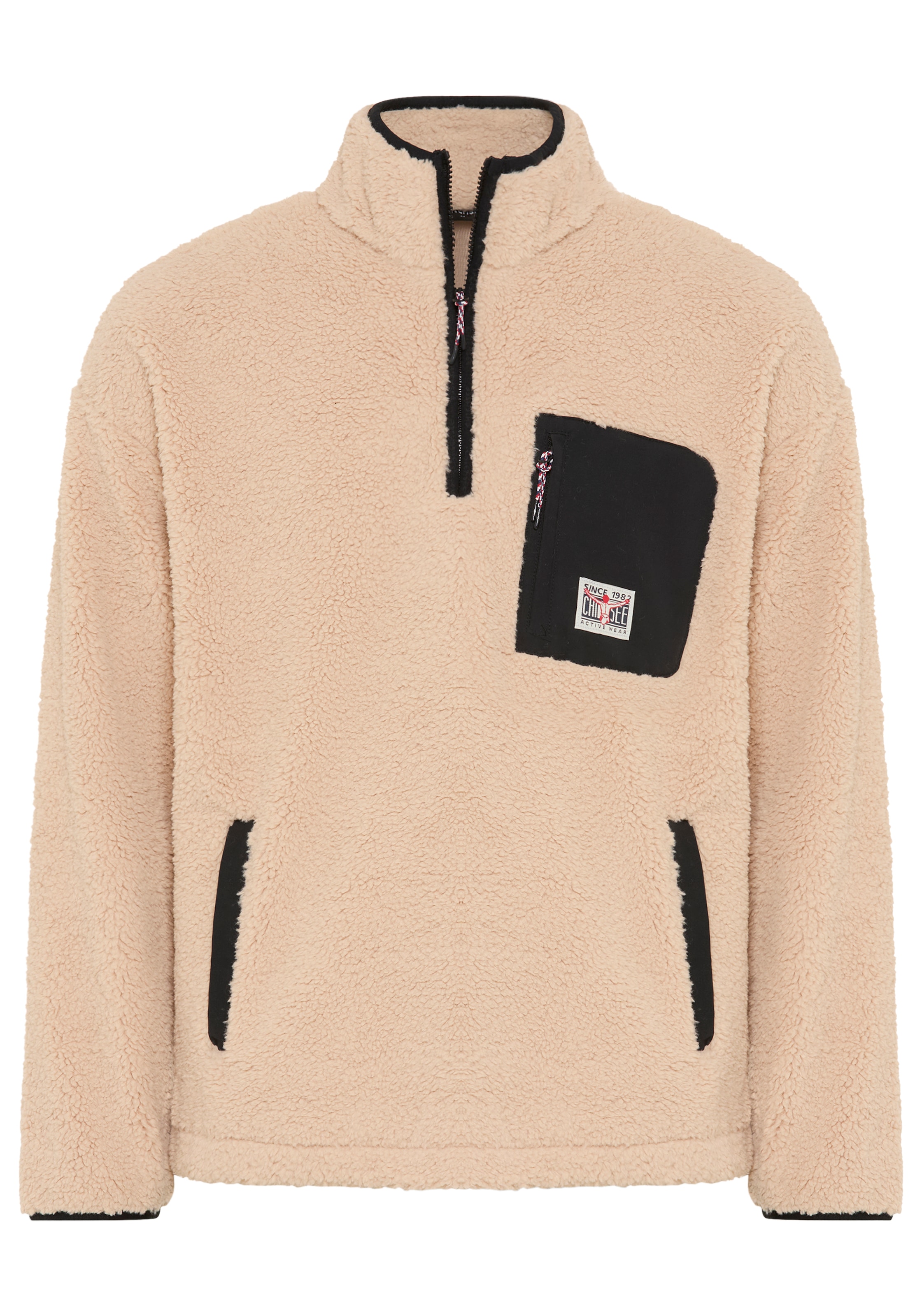 Chiemsee Pull en maille polaire »Teddyfleecepullover«