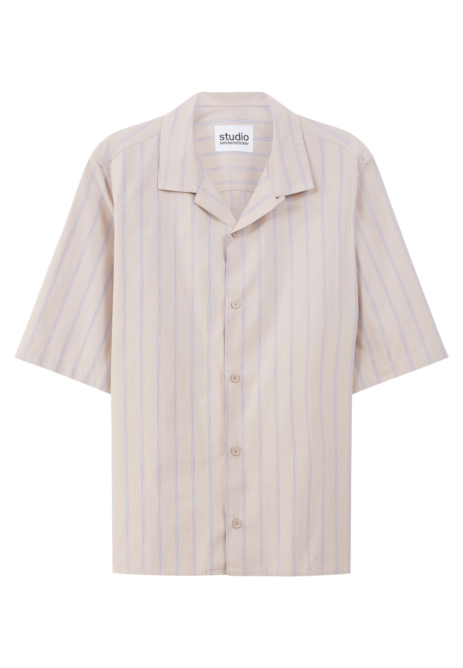studio seidensticker Businesshemd »Studio« Regular 1/2 Reverskragen Streifen