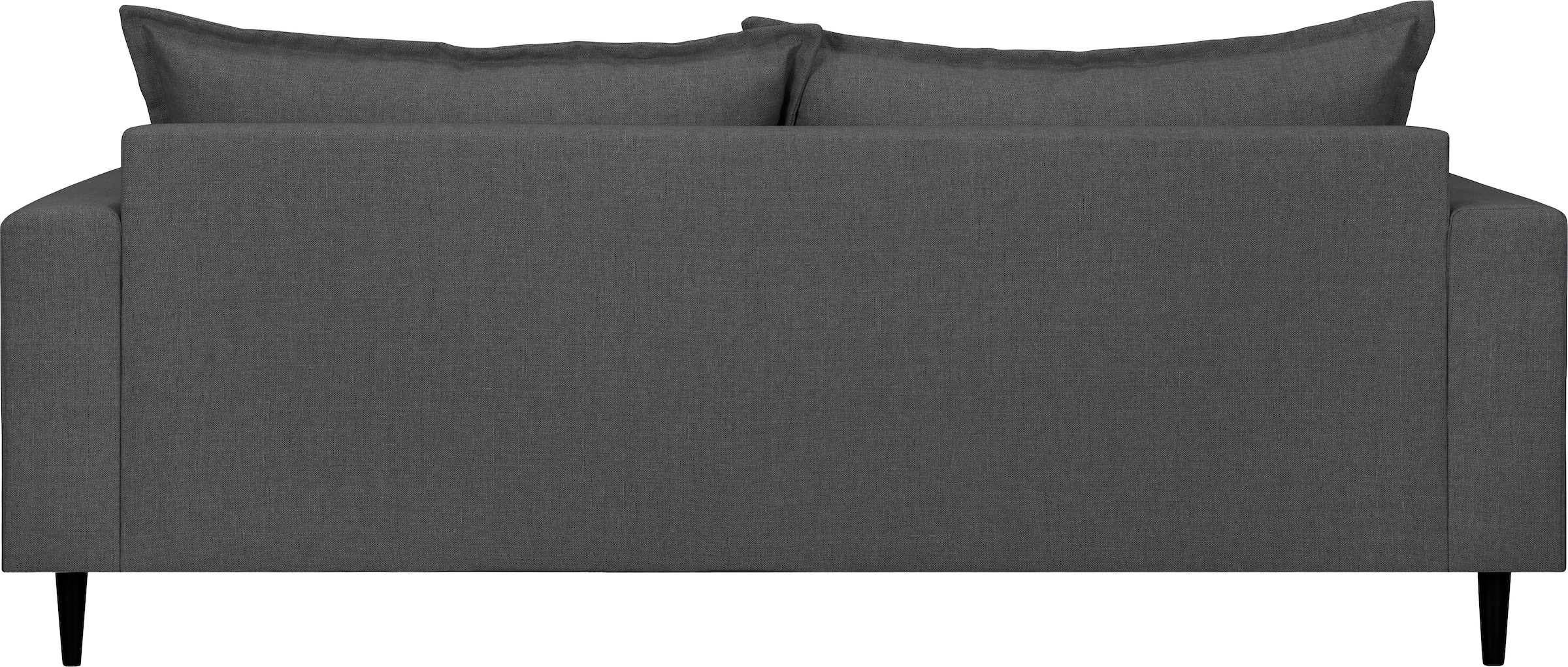 Home affaire 3-places »VEYRAS, hoher Sitzkomfort, Masse B/T/H: 212/84/76 cm« mit Wellenunterfederung, incl. Rückenkissen und Zierkissen