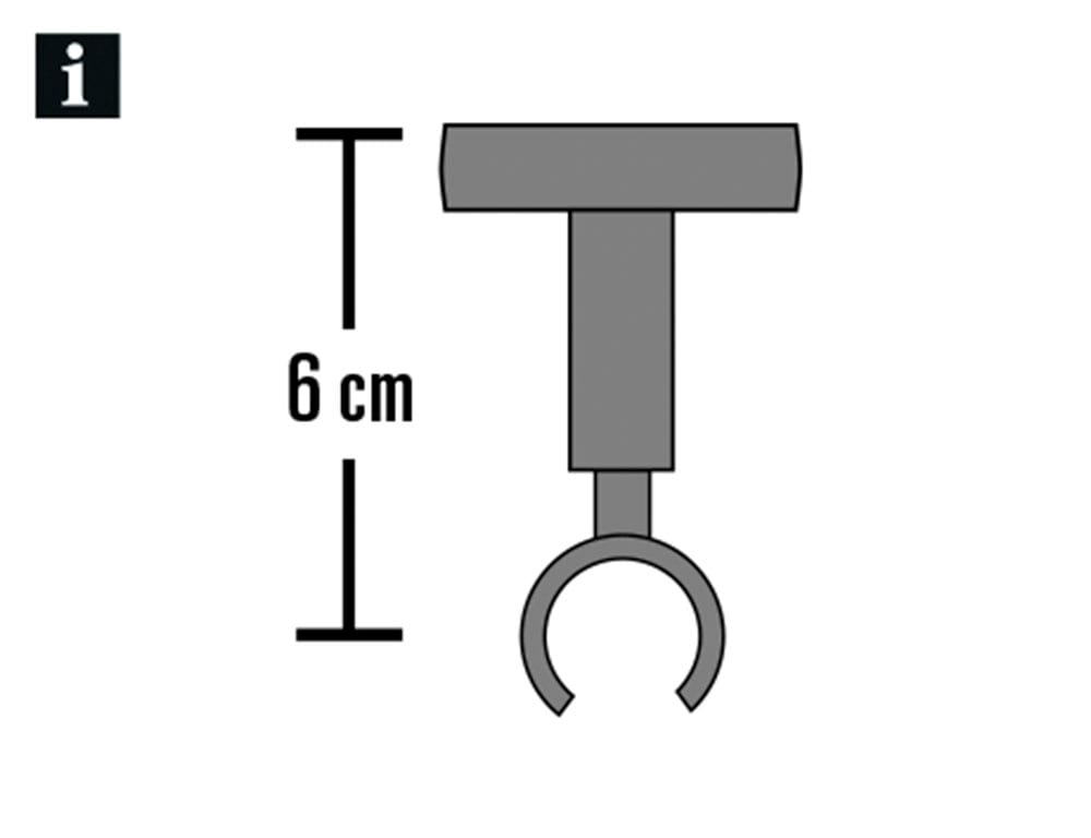 GARDINIA Deckenträger für Gardinenstangen »Kira« Serie Gardinenstange Kira