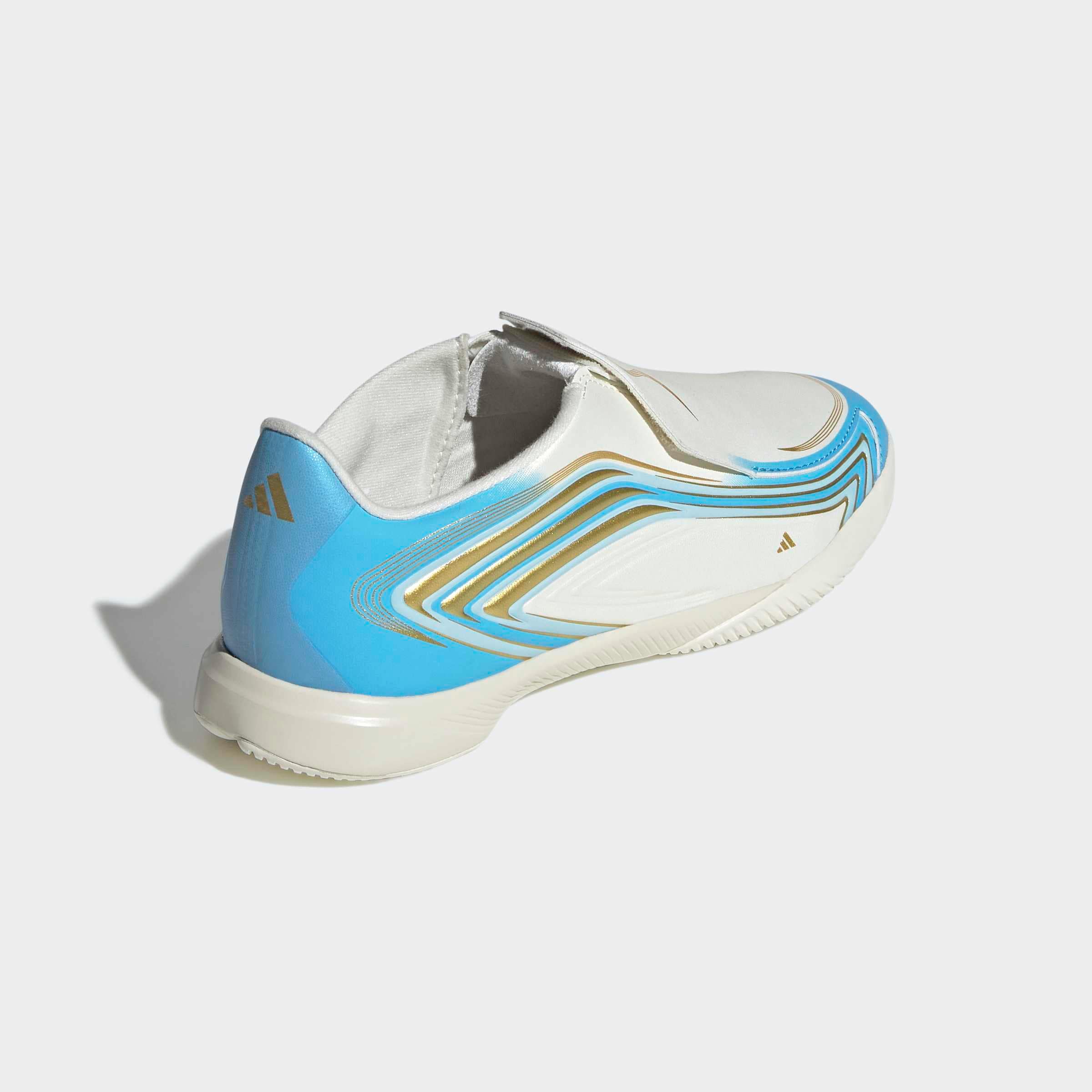 adidas Performance Fussballschuh »F50 MESSI LEAGUE KIDS , HALLENBÖDEN, OHNE SCHNÜRSENKEL«  für Hallenboden, für Jugendliche & Kinder