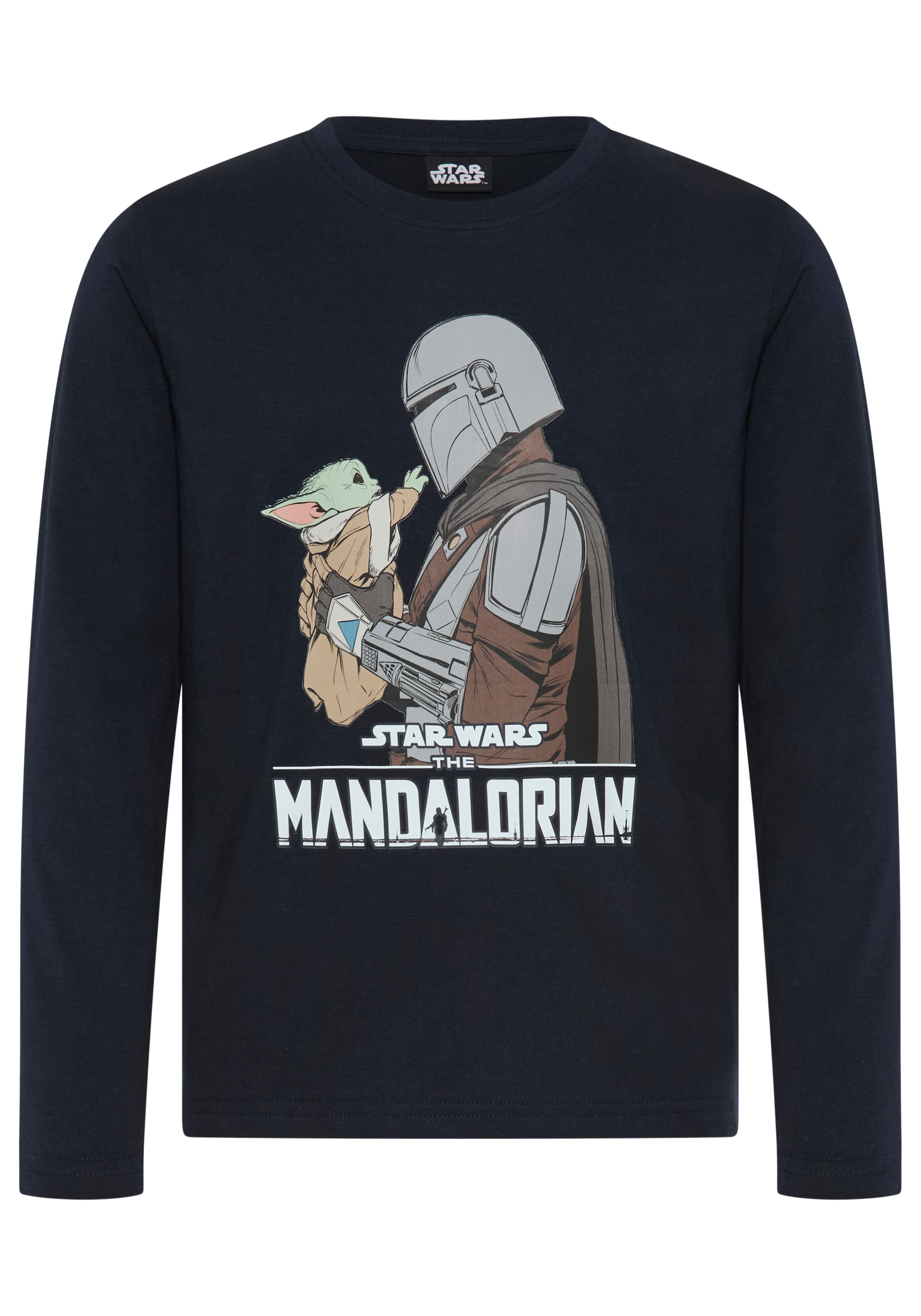 KIDSWORLD T-shirt à manches longues »STAR WARS: MANDALORIAN Shirt, Disney« t-shirt Disney, coupe normale, manches longues, style basique