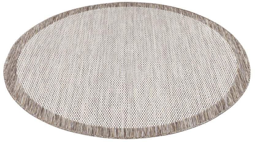 Carpet City Outdoorteppich »Outdoor 470« rund 5 mm Höhe UV-beständig, Flachgewebe, auch in quadratischer Form erhältlich
