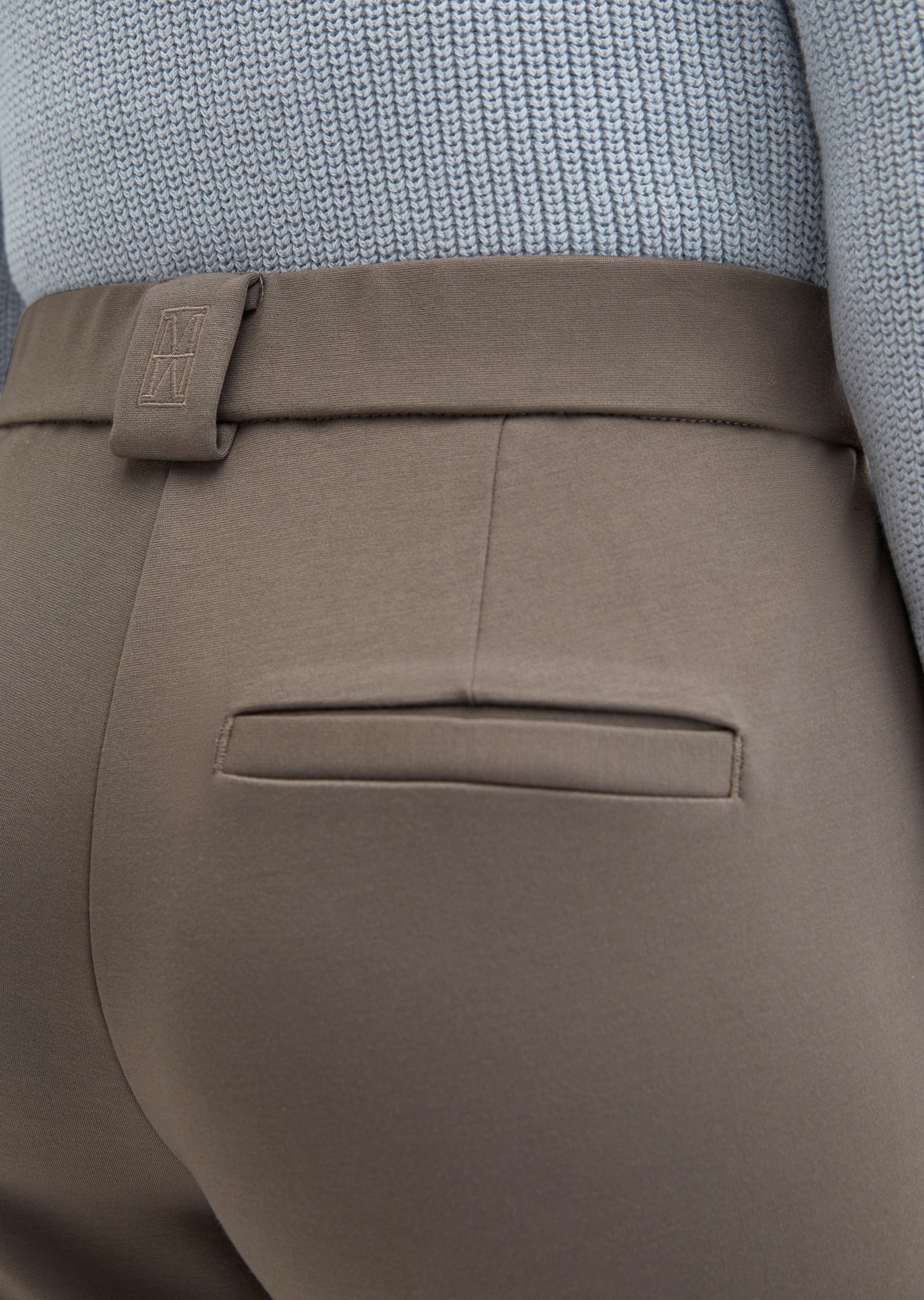 Marc O'Polo Pantalon en jersey »MARTHE Flared«  MODEL MARTHE FLARED