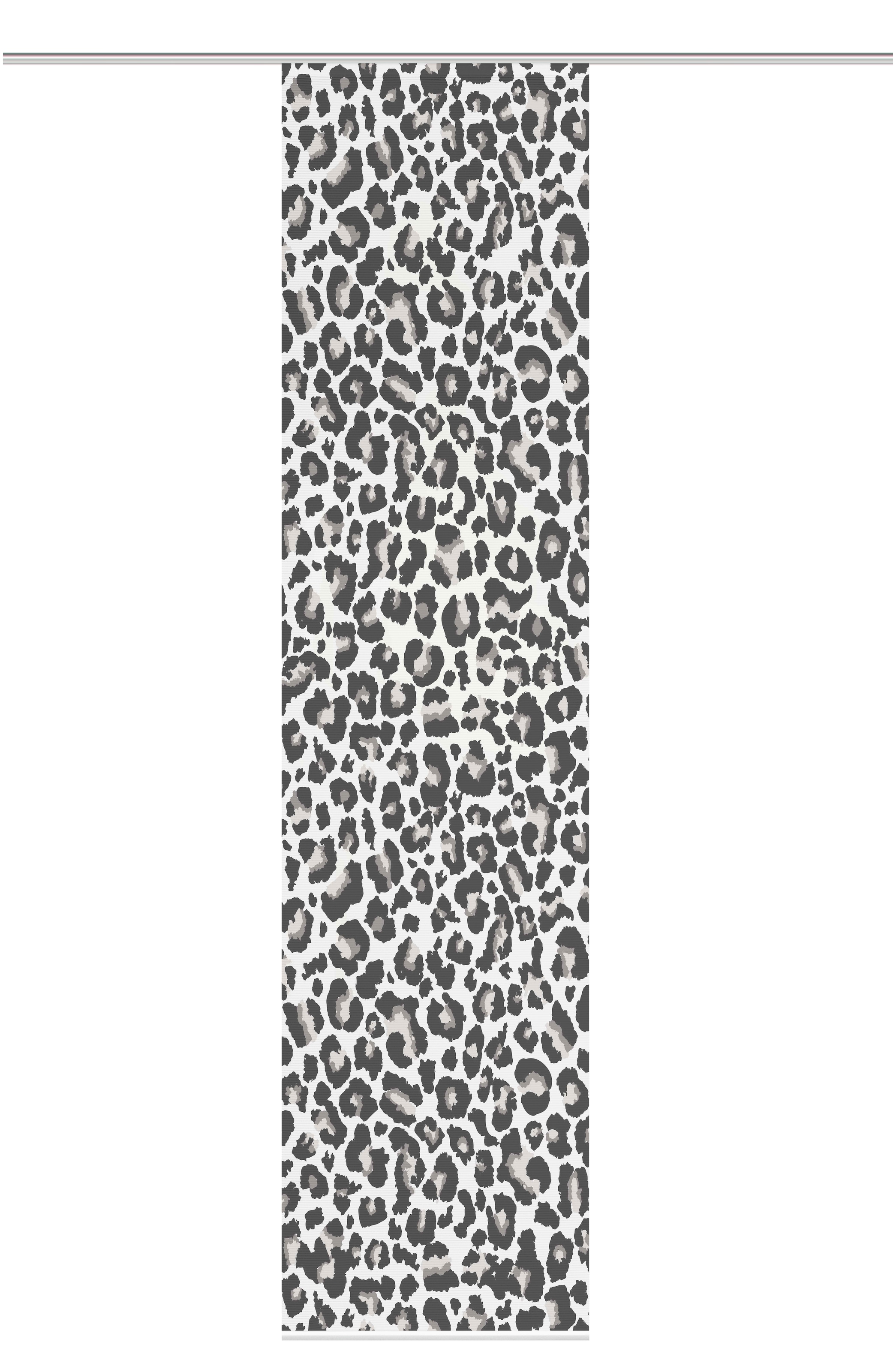 Vision S Rideau coulissant »LEOPARD« Support de panneau 1 cuis tlg. imprimé numérique