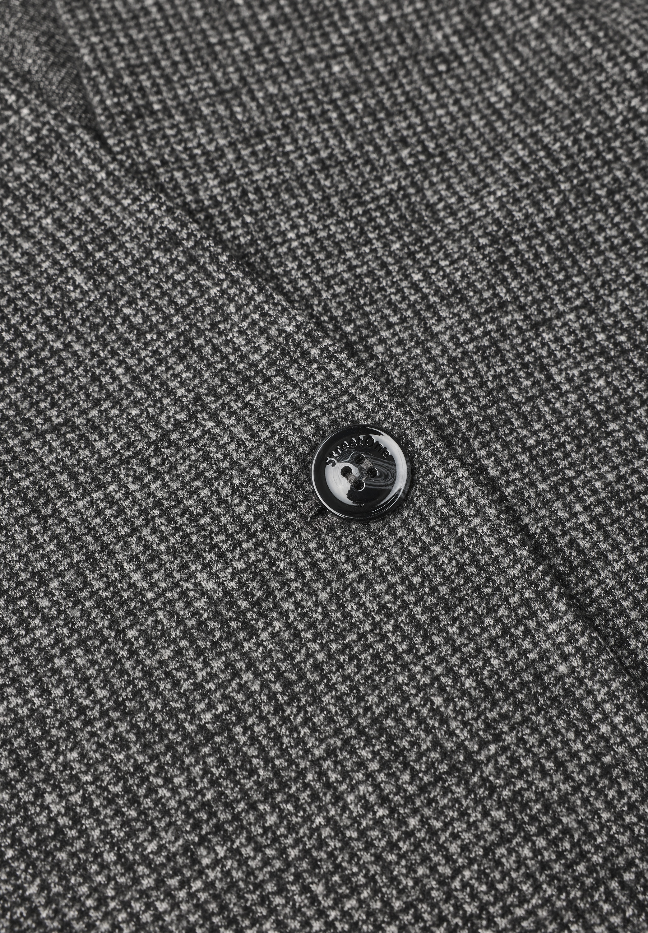 STREET ONE Blazer court mit Houndstooth-Muster