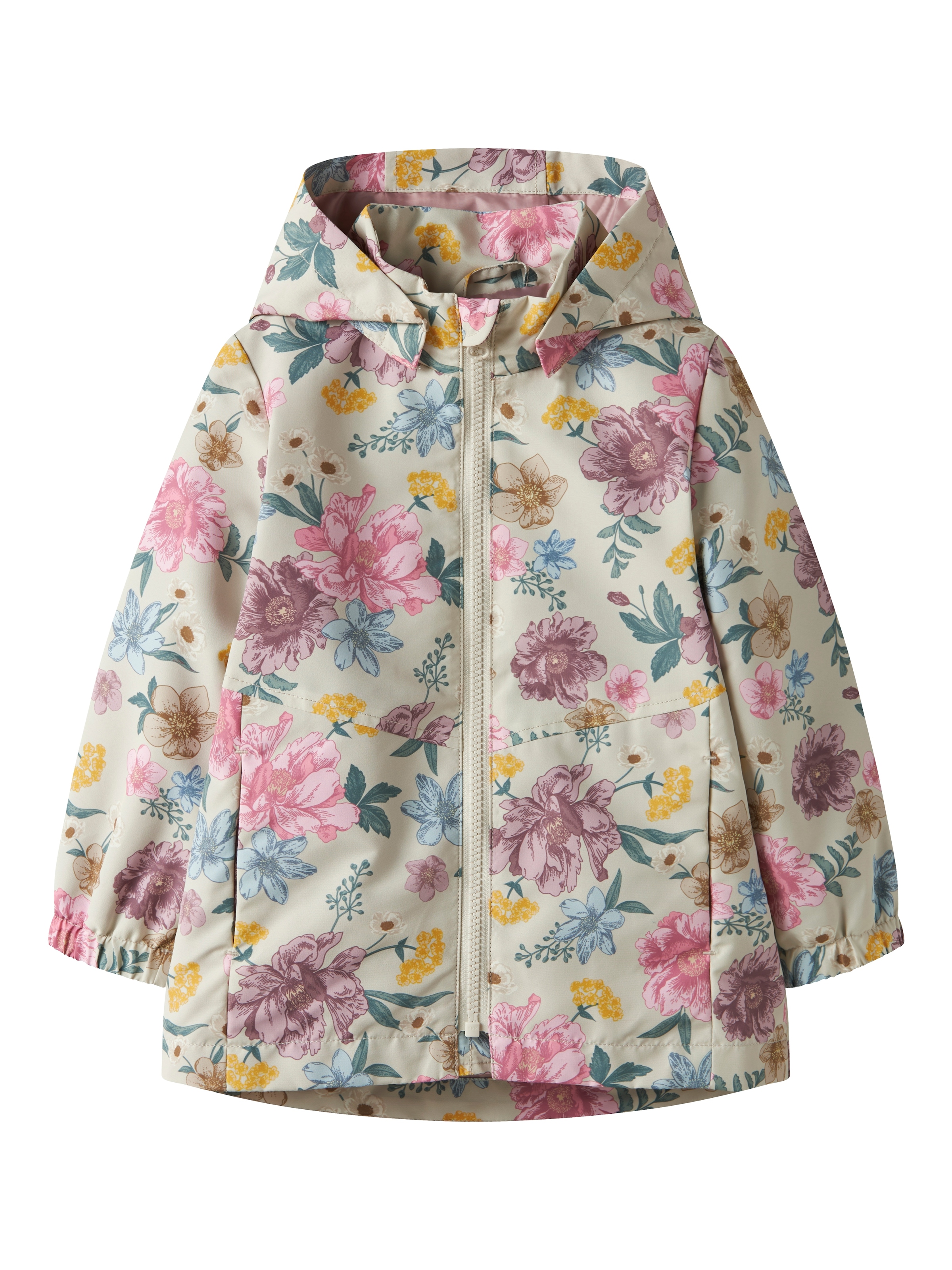 Name It Outdoorjacke »NMFMAXI JACKET LI AOP NOOS« mit Kapuze