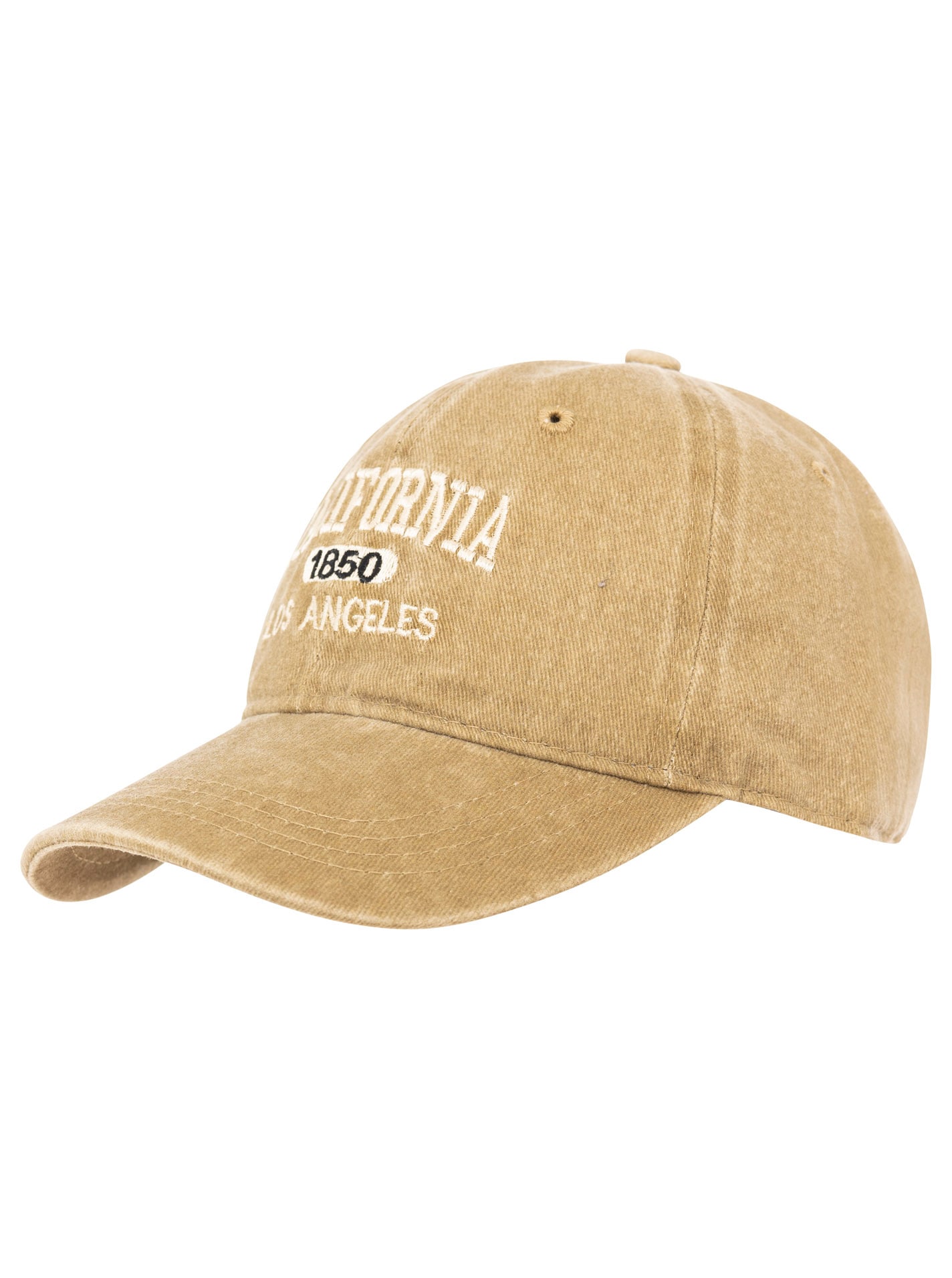 Zwillingsherz Casquette de baseball »"California"« Vintage Look, Statement Stickerei