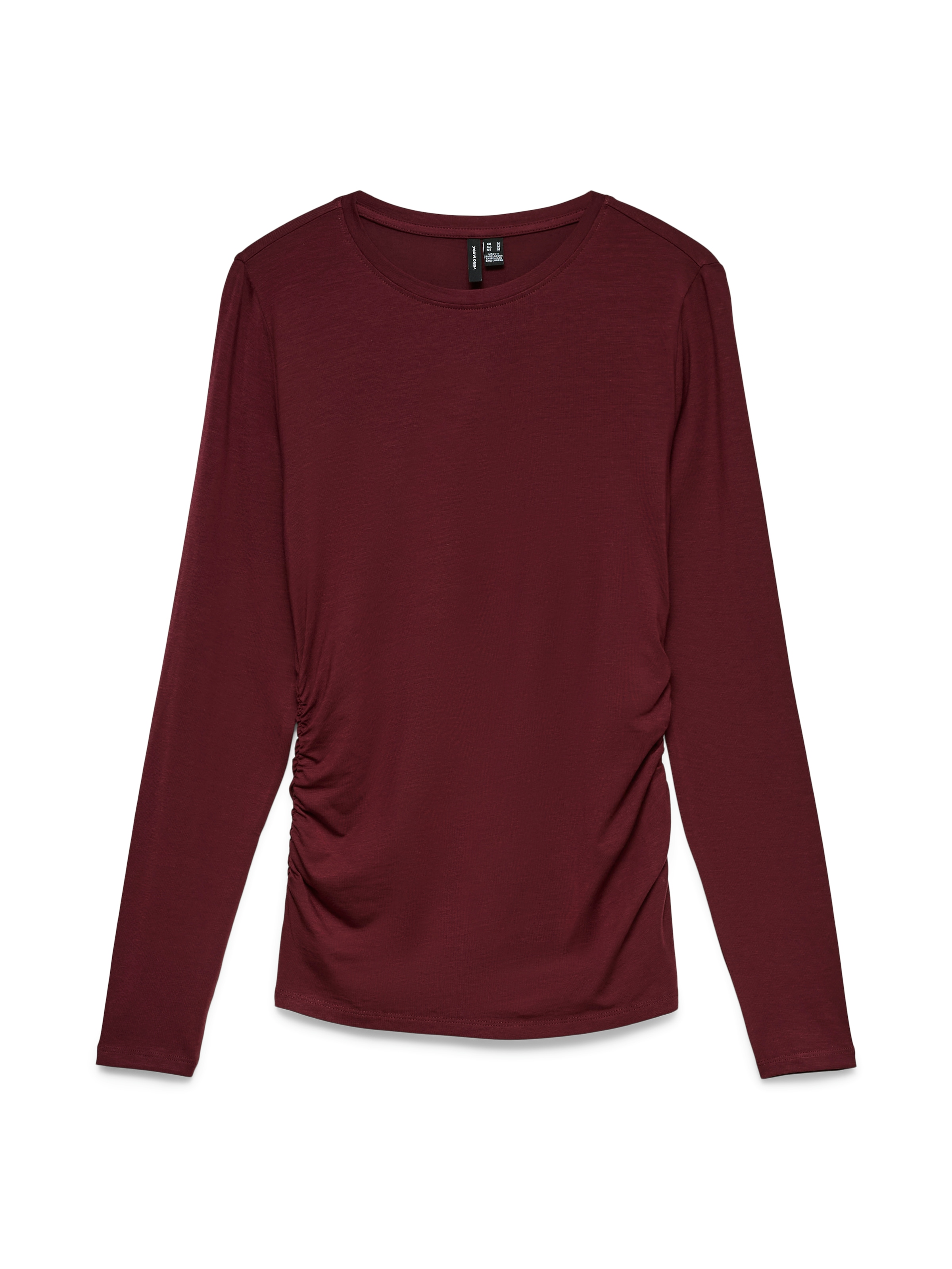Vero Moda Langarmshirt »VMAVA SARAH LS TOP JRS NOOS« Materialmix, regular fit