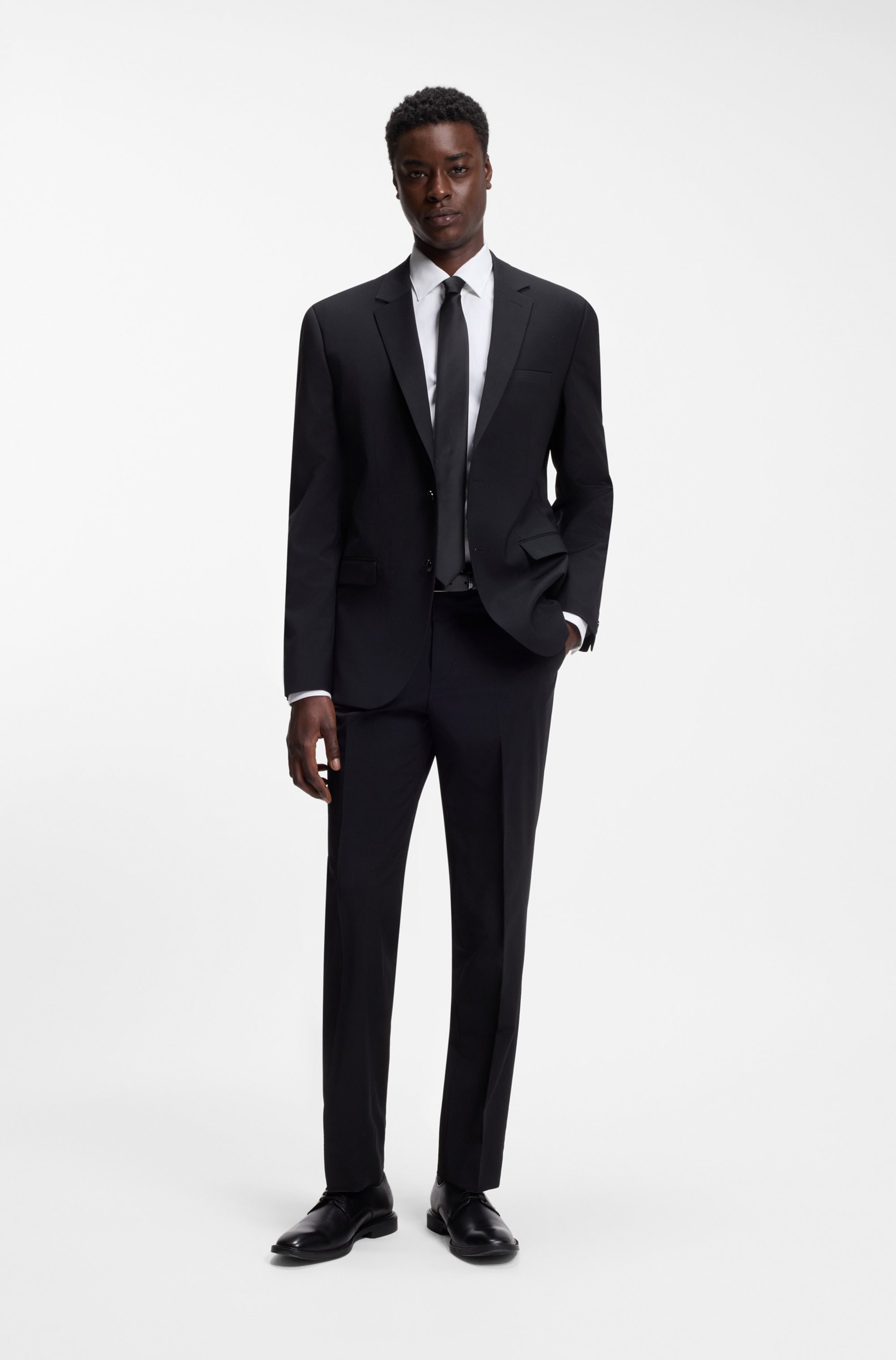 HUGO Businesshemd »Valerio« Kentkragen, Modern Fit, bügelleichte Qualität