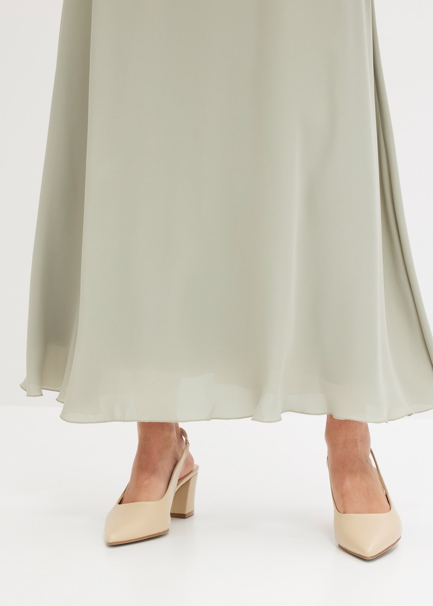 bonprix Maxi robe »Maxikleid mit Spitze« für festliche Anlässe, vollständig gefüttert, taillierte Passform