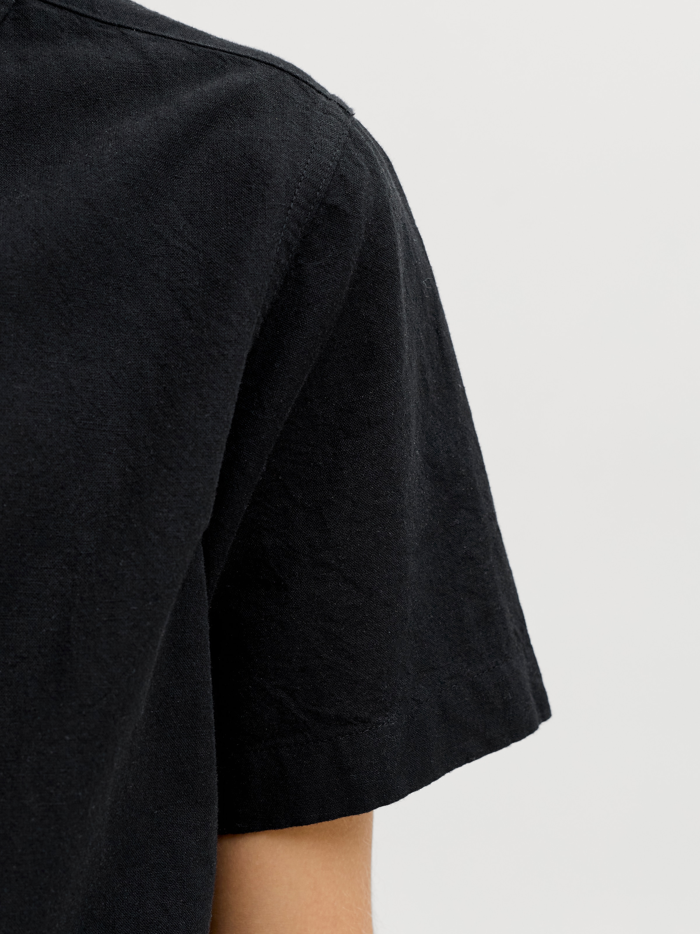 Jack & Jones Junior Chemise à manches courtes »JJEBREEZE LINEN BLEND SHIRT S/S SN JNR«