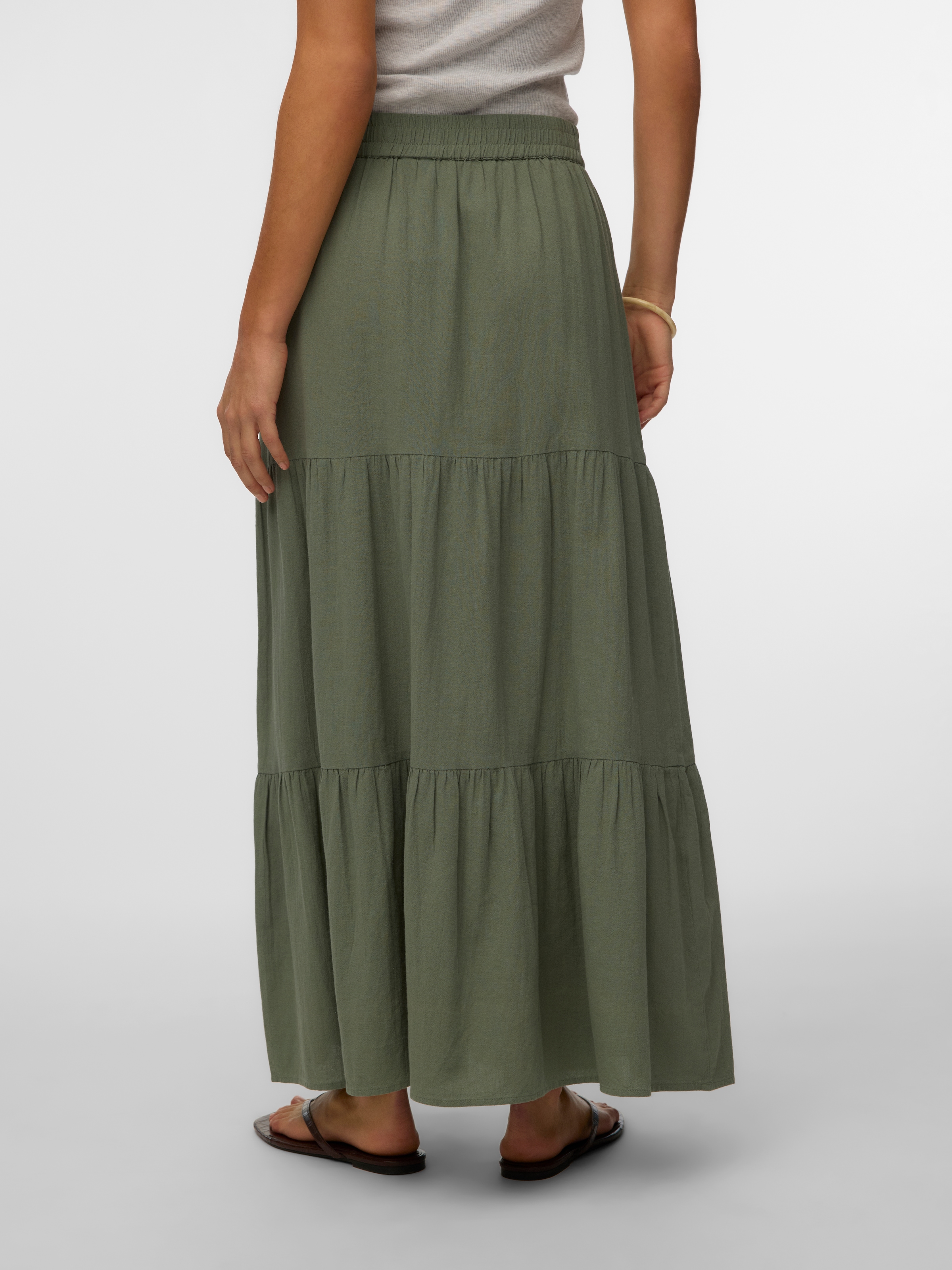 Vero Moda Maxi jupe »VMDICTHE HW MAXI SKIRT WVN GA« Coton