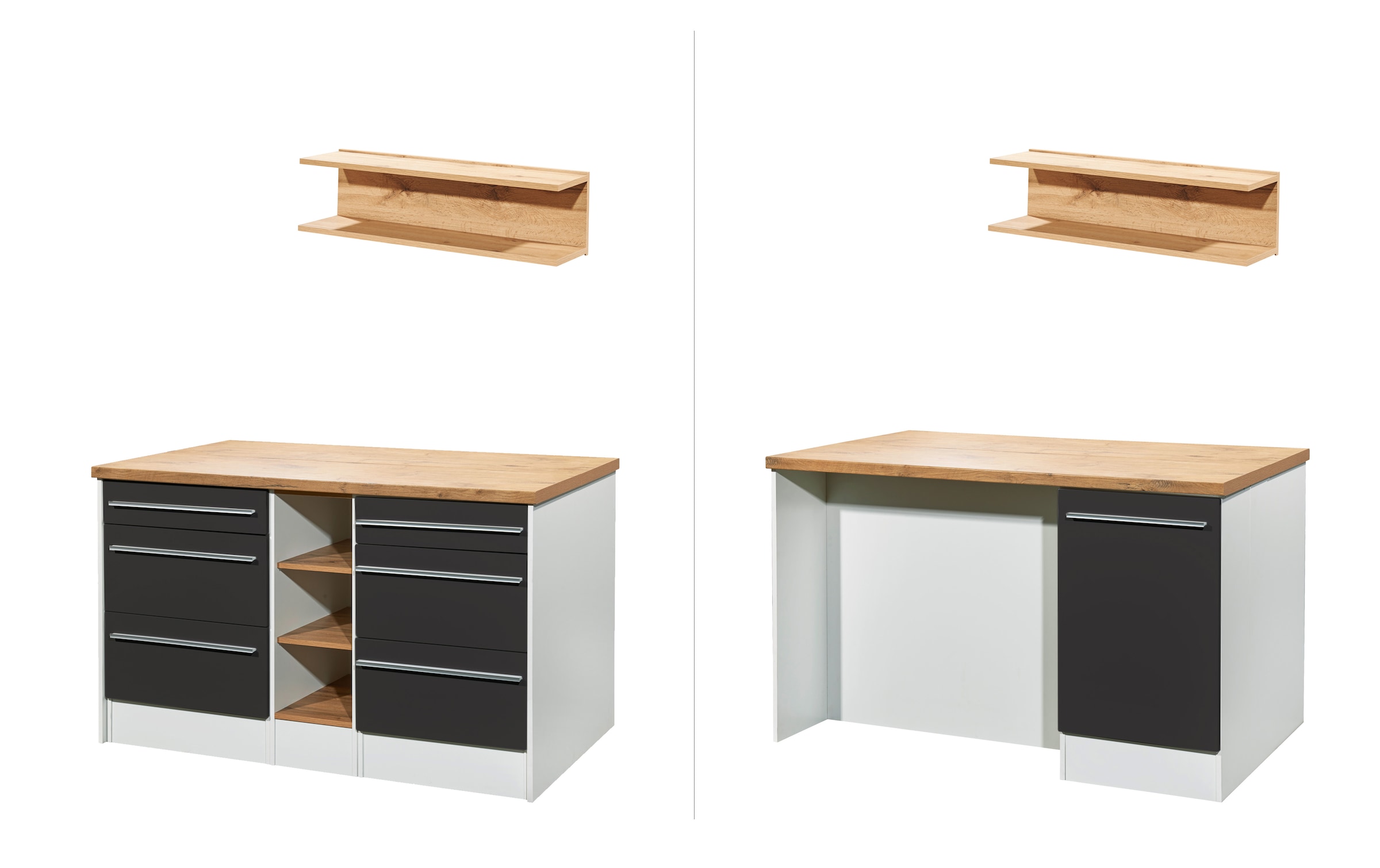 RESPEKTA Ilot de cuisine »Gabriel« largeur 150 cm, avec soft-close