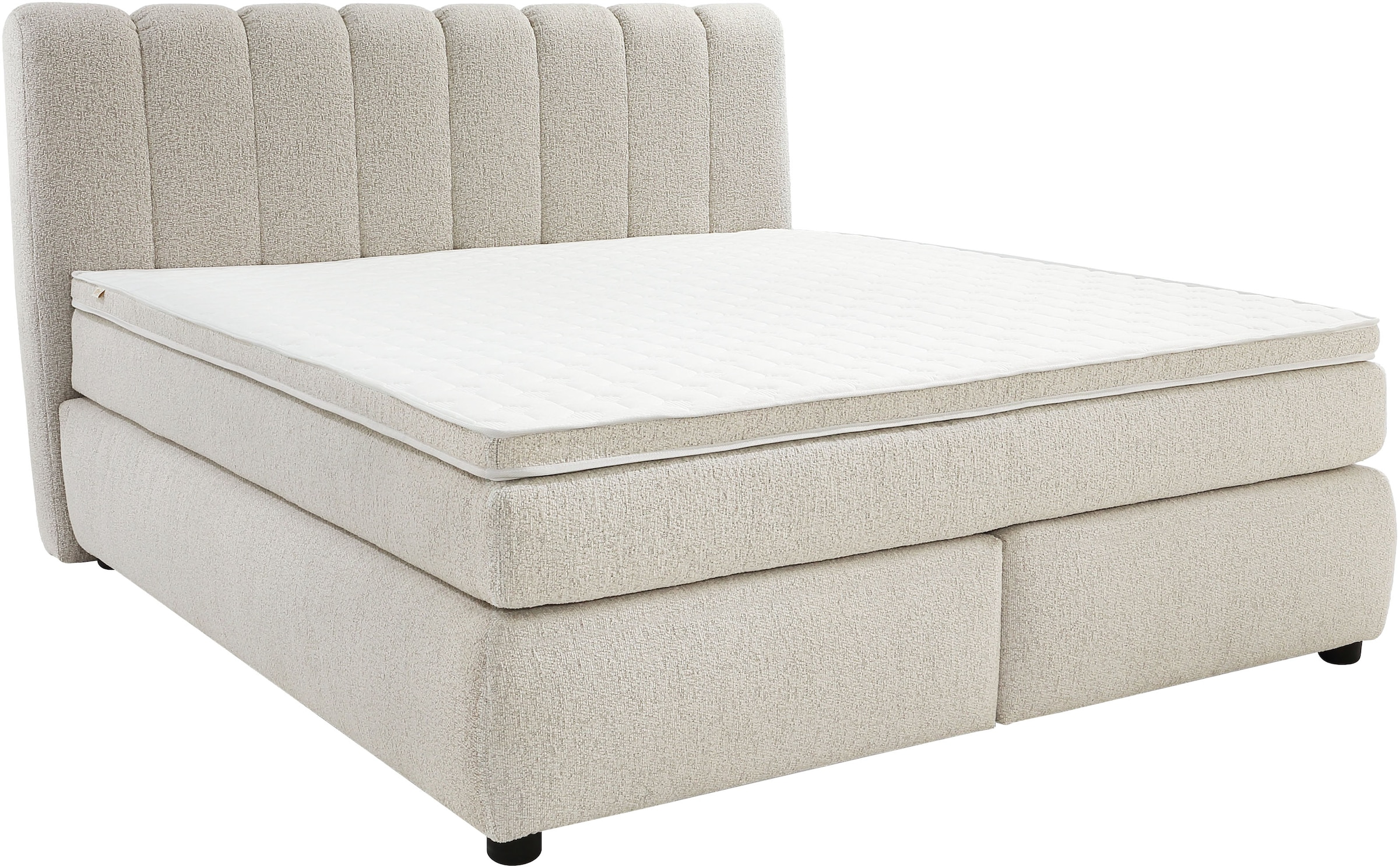 Jockenhöfer Gruppe Lit boxspring »Tilda, wahlweise mit oder ohne Bettkasten« incluant matelas TTFK 7 zones, surmatelas en mousse froide, 180x200cm