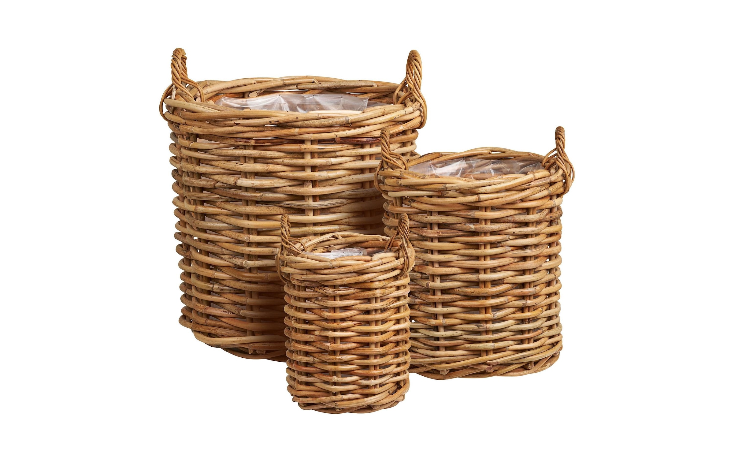 House Nordic Bac à plantes »Burton Korb 3er Set«