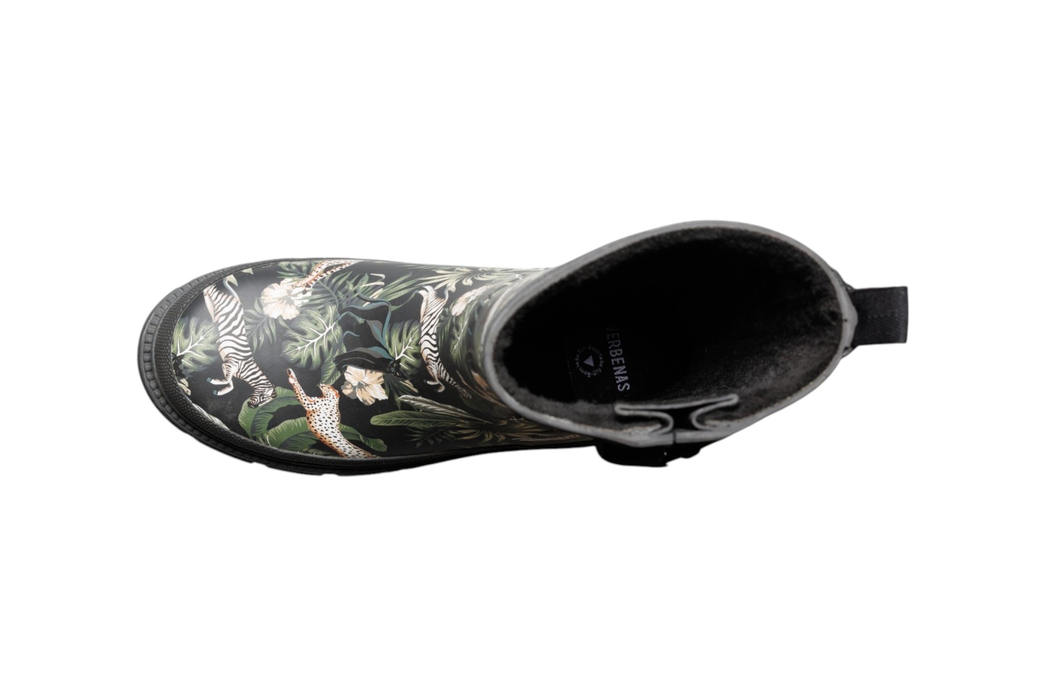 VERBENAS Gummistiefel »LINA FUR SMOOTH SELVA«  Regenstiefelette, Rainboots in Dschungel-Optik
